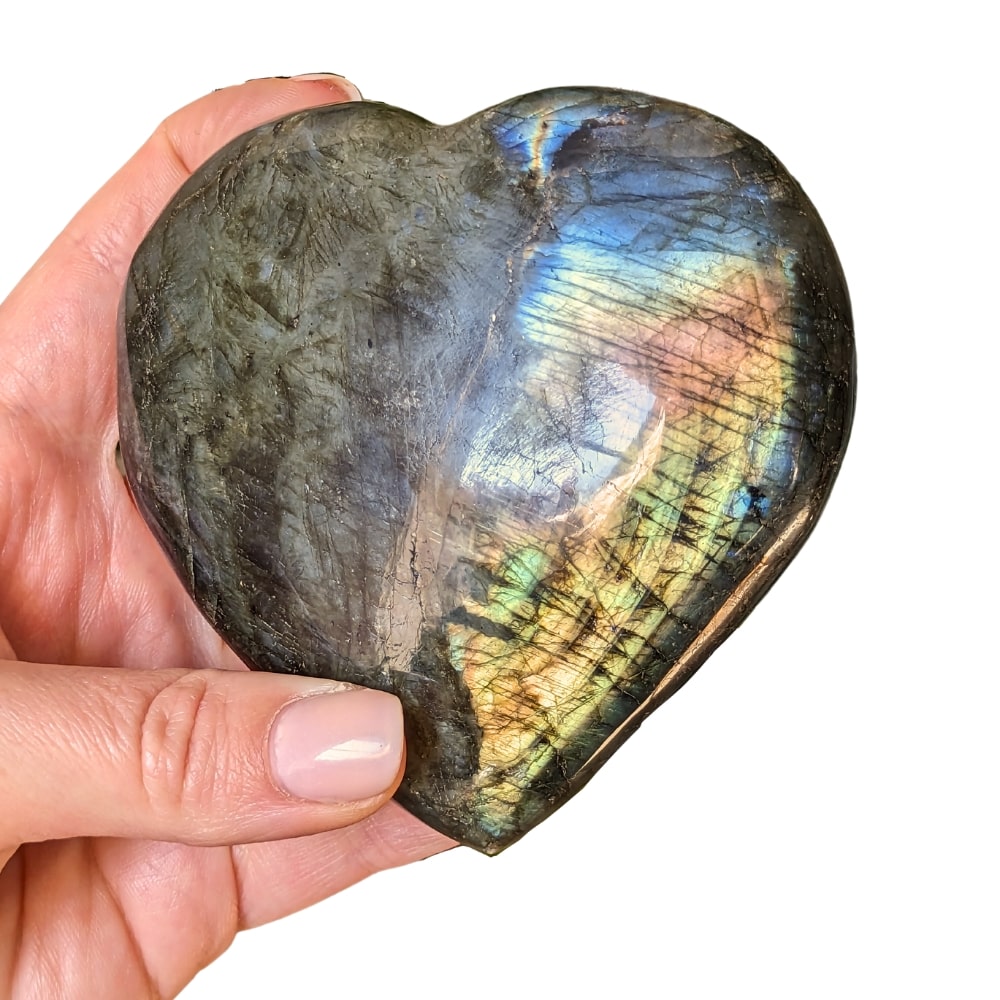 Coeur labradorite N°64