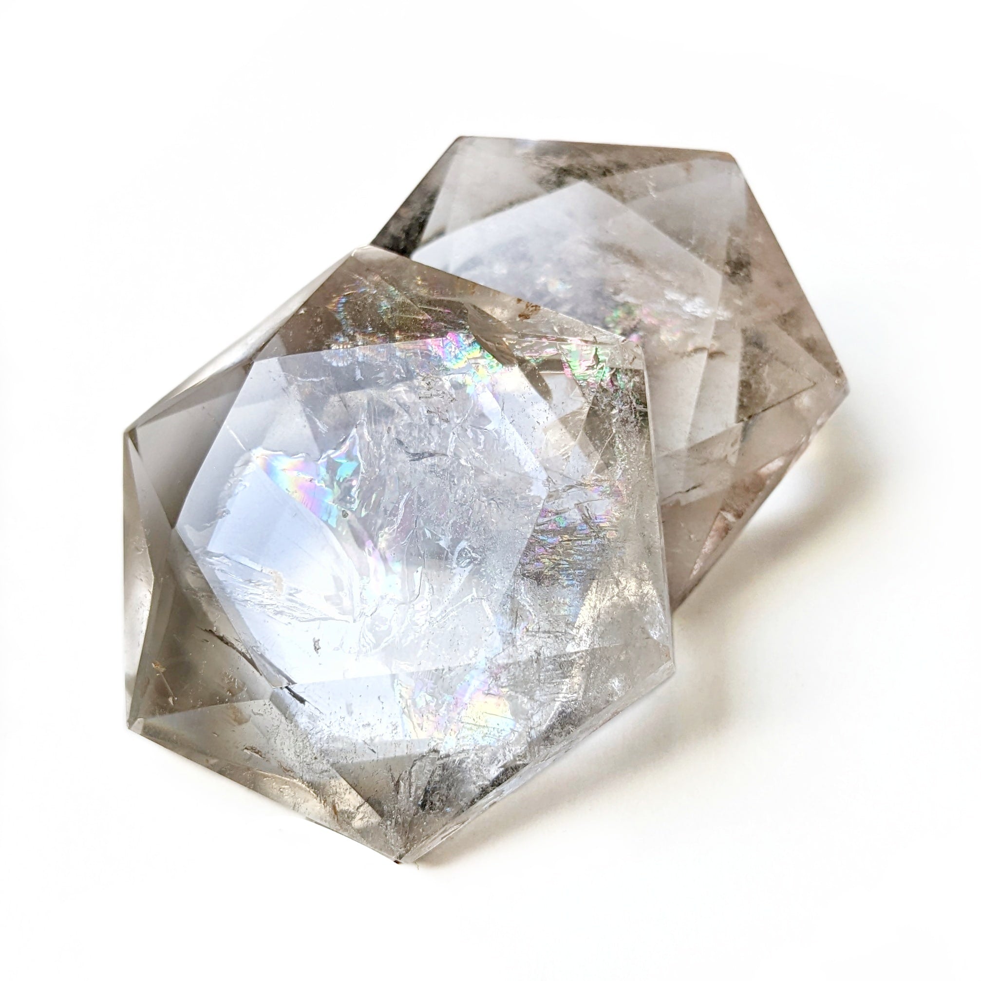 Cristal de roche hexagonal