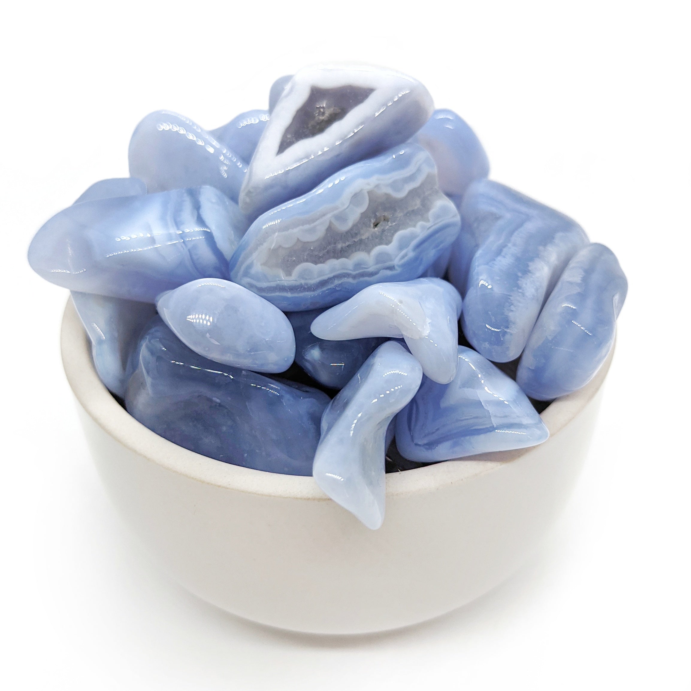 Calcédoine bleue