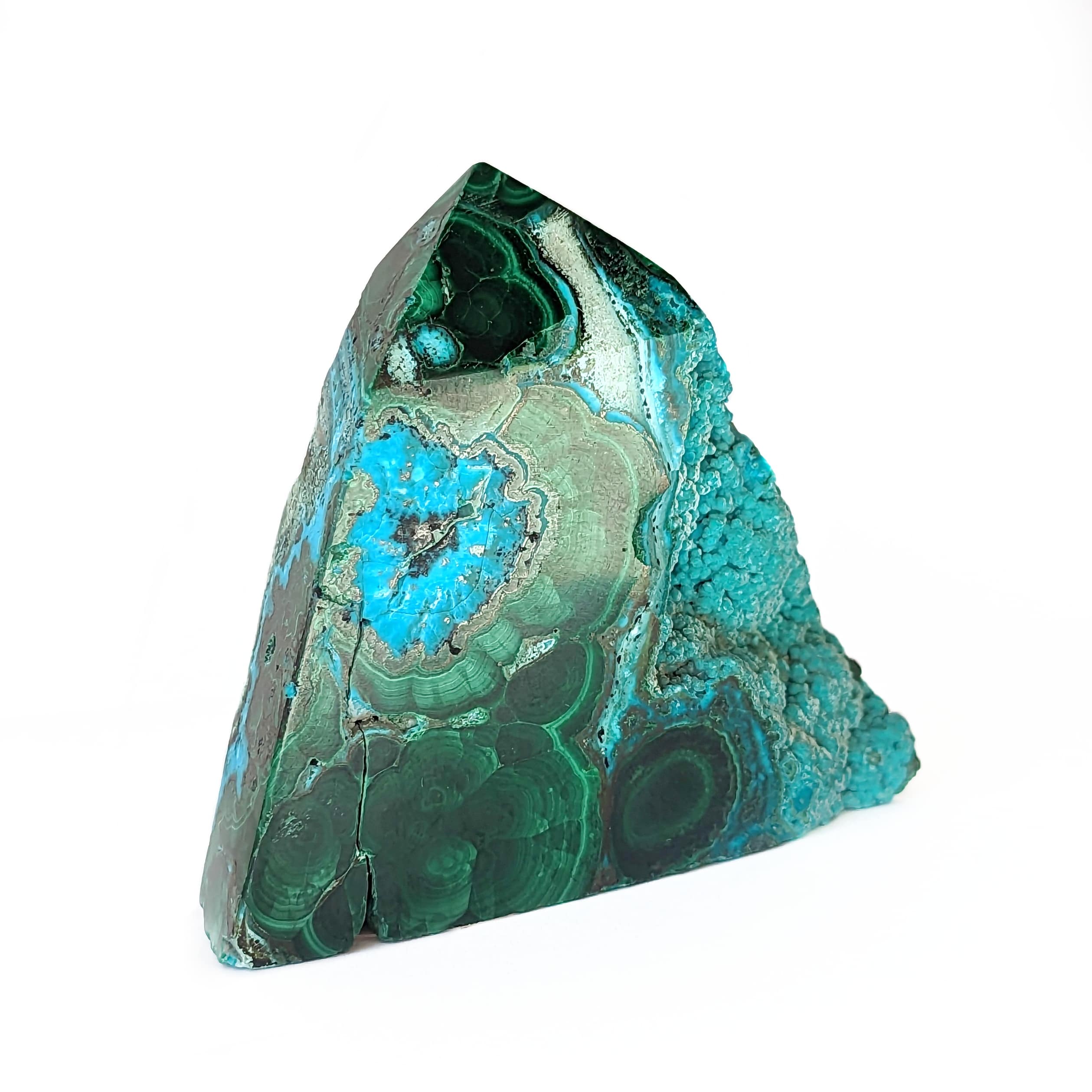 Pointe chrysocolle malachite n°295