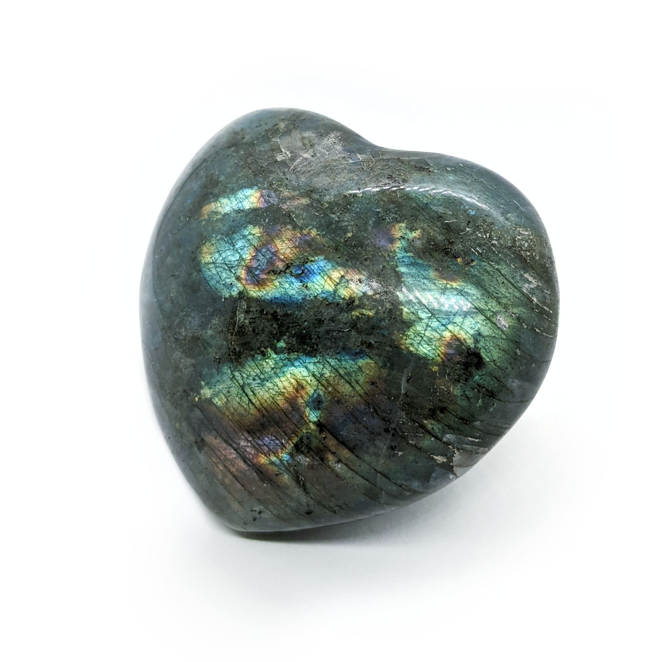 Coeur en labradorite N°13