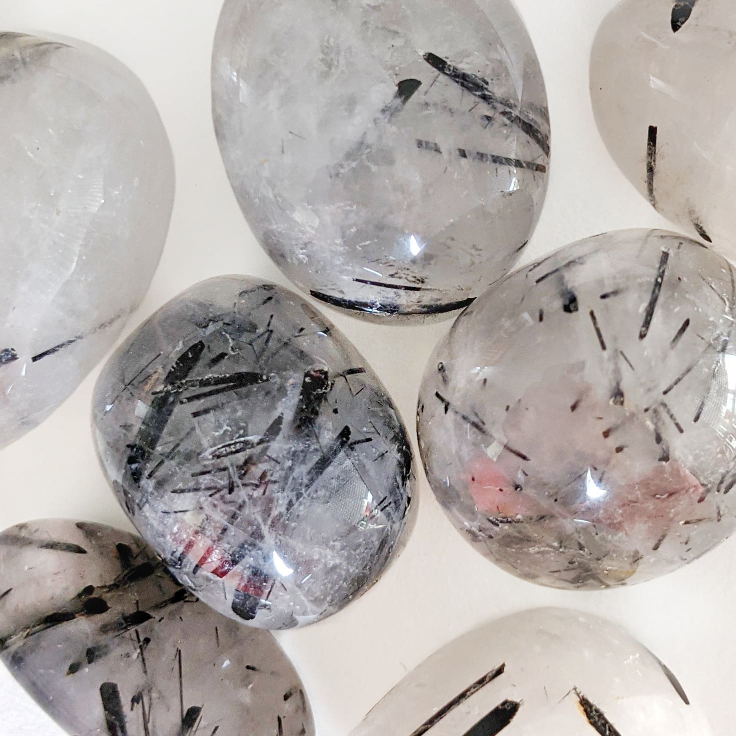 Cristal de roche et tourmaline