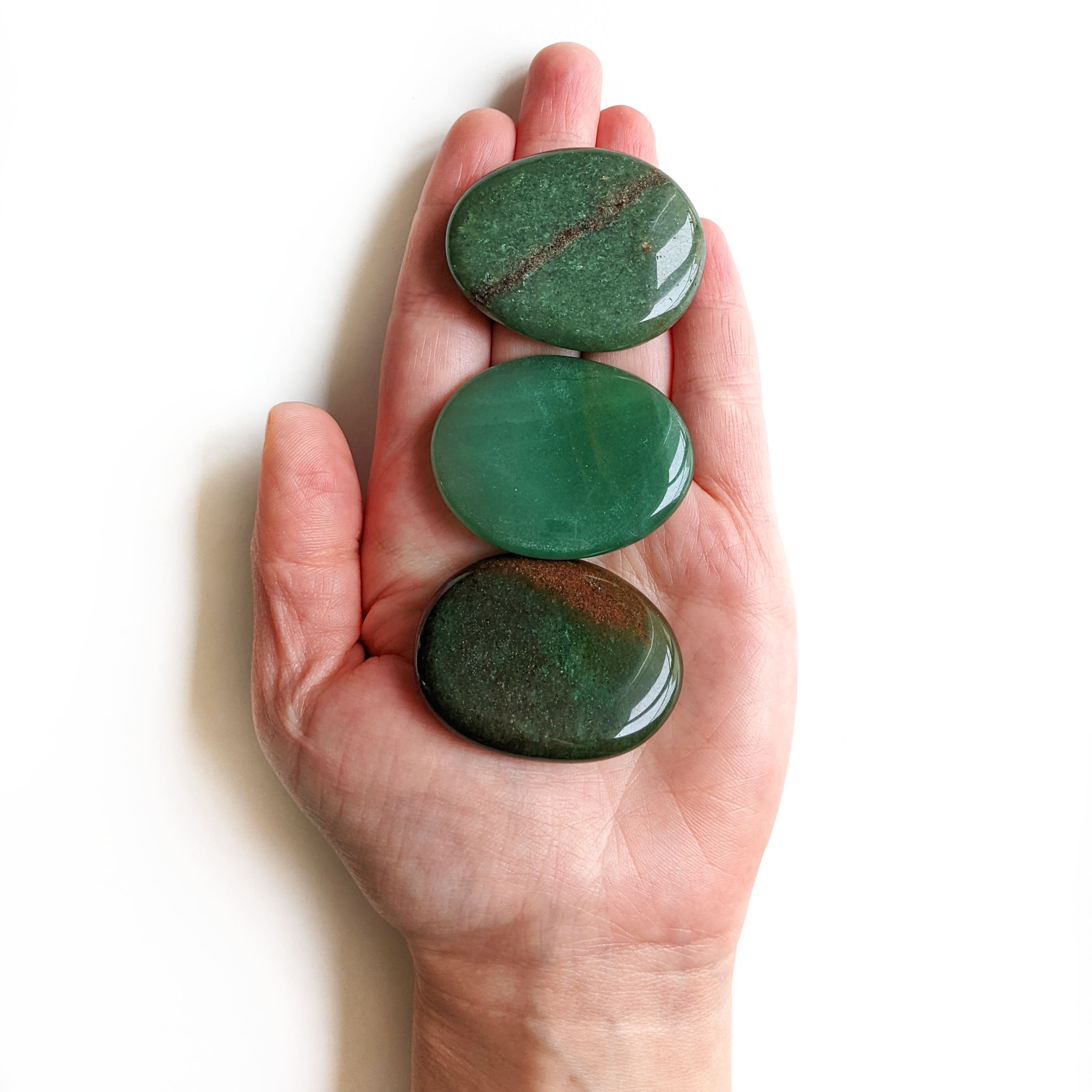 galets en aventurine verte lithothérapie