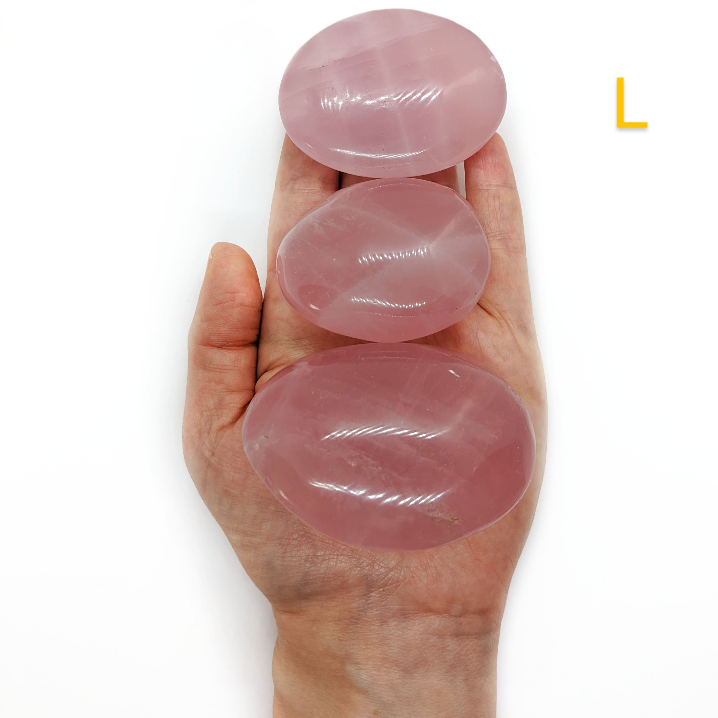 galet de quartz rose pierre naturelle