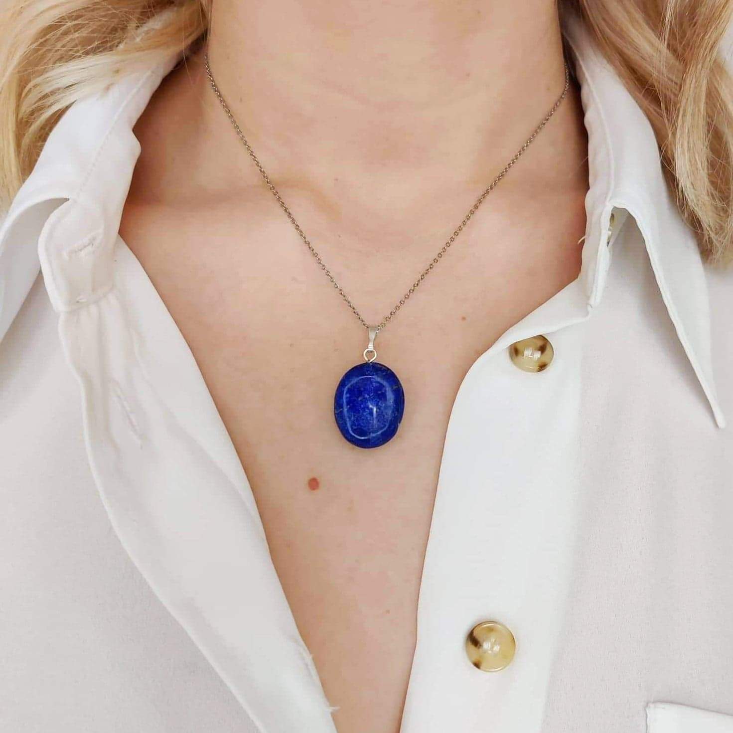 collier lapis lazuli