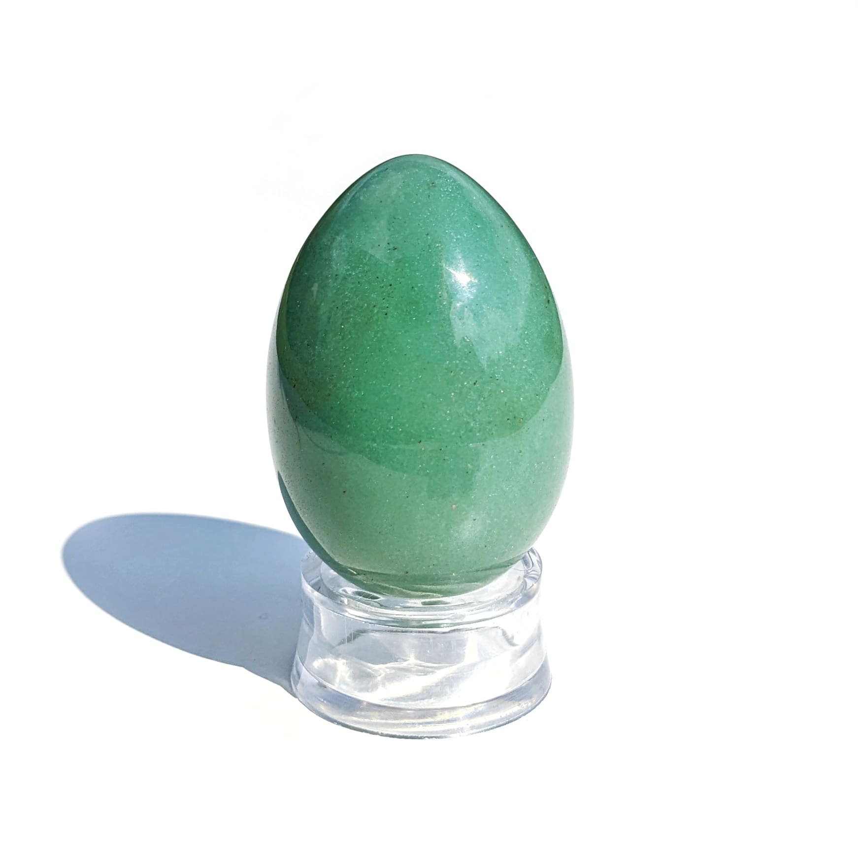 oeuf en pierre aventurine