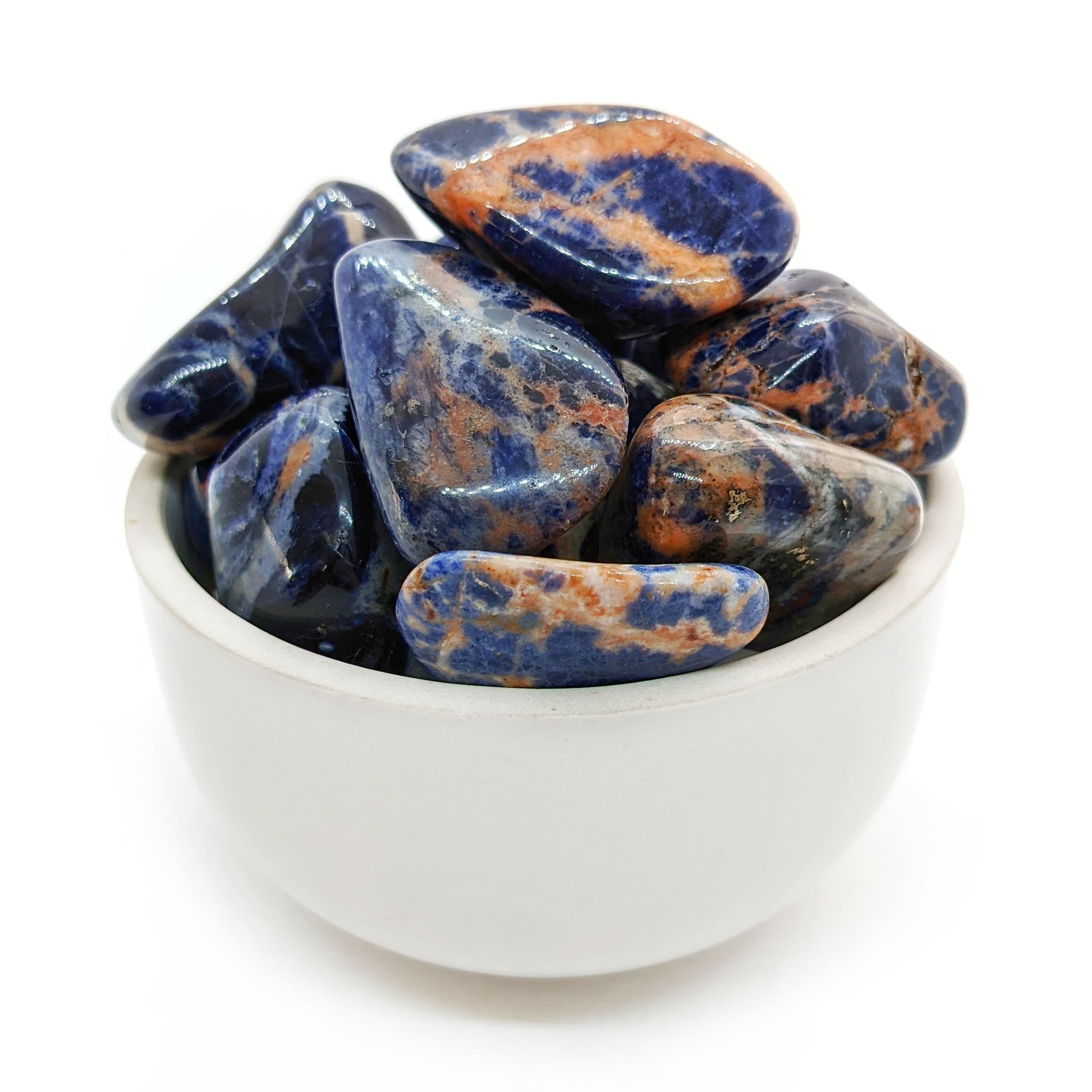 pierre de sodalite orange
