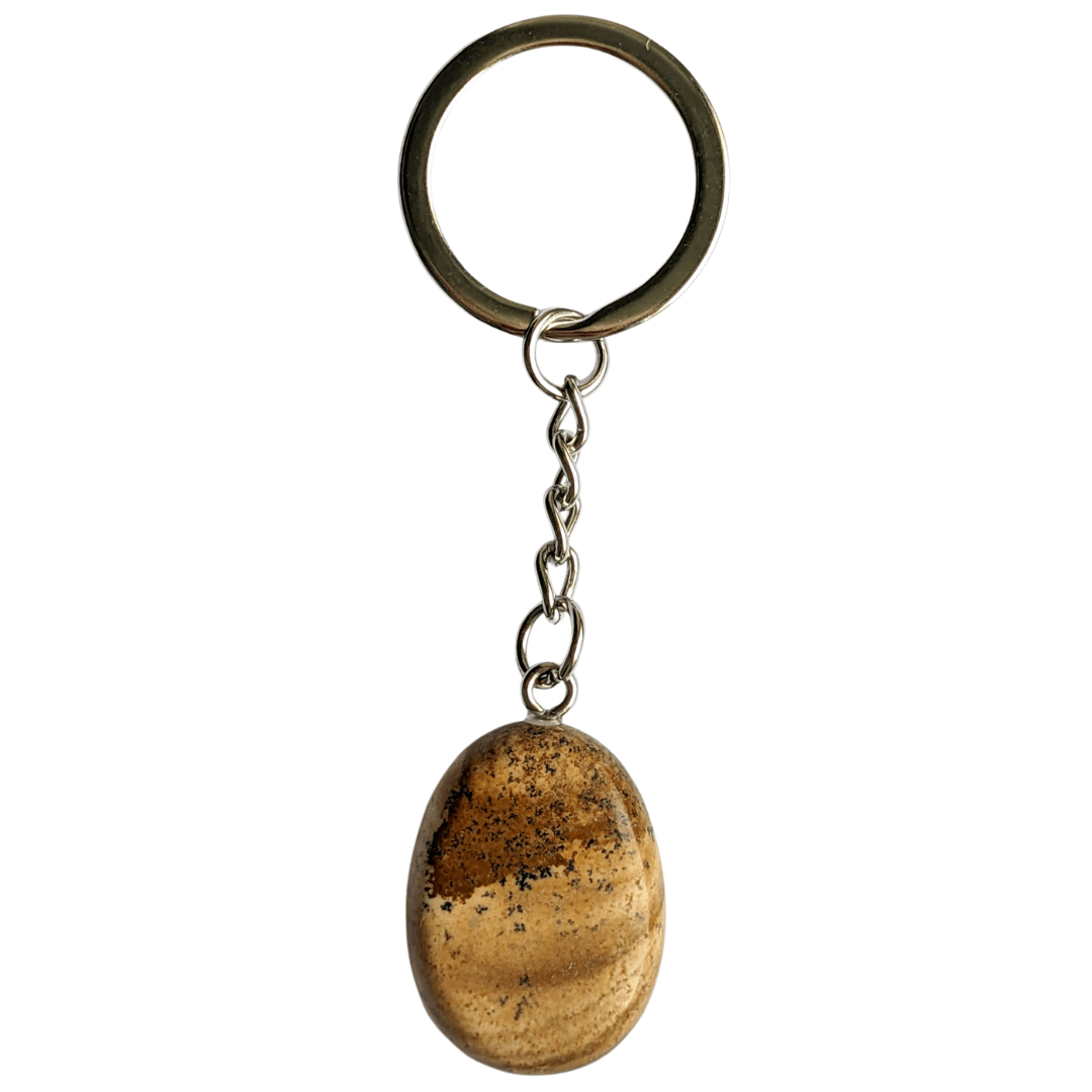 Porte clé jaspe paysage