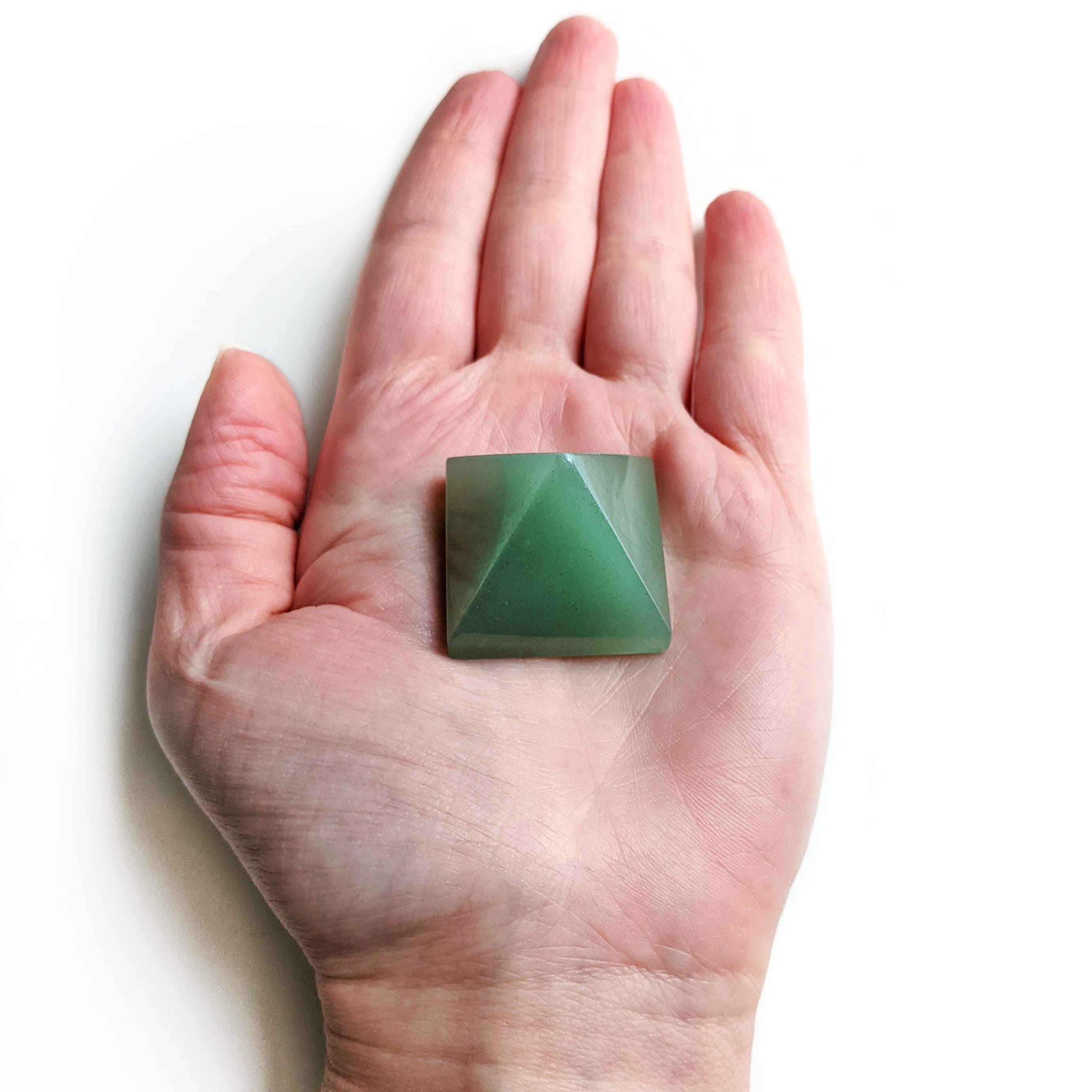 Pyramide aventurine verte lithothérapie
