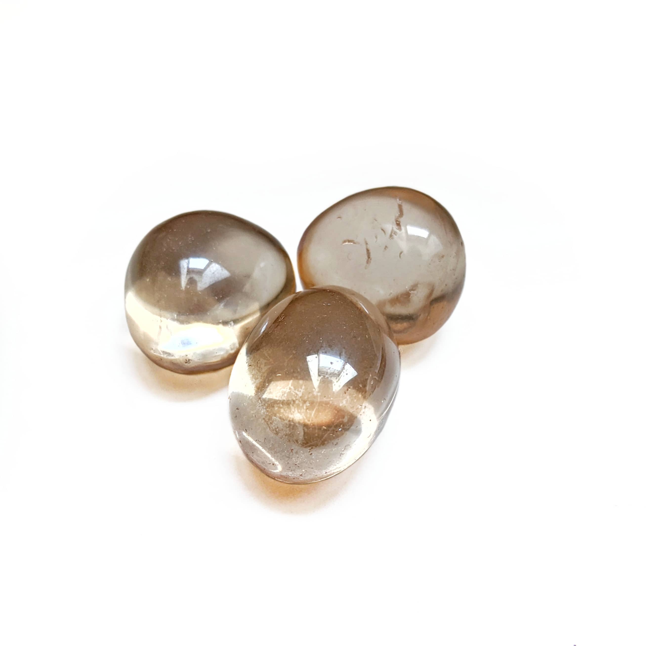 Pierre Roulée Quartz Aura Doré – Énergie Positive et Renforcement Spirituel