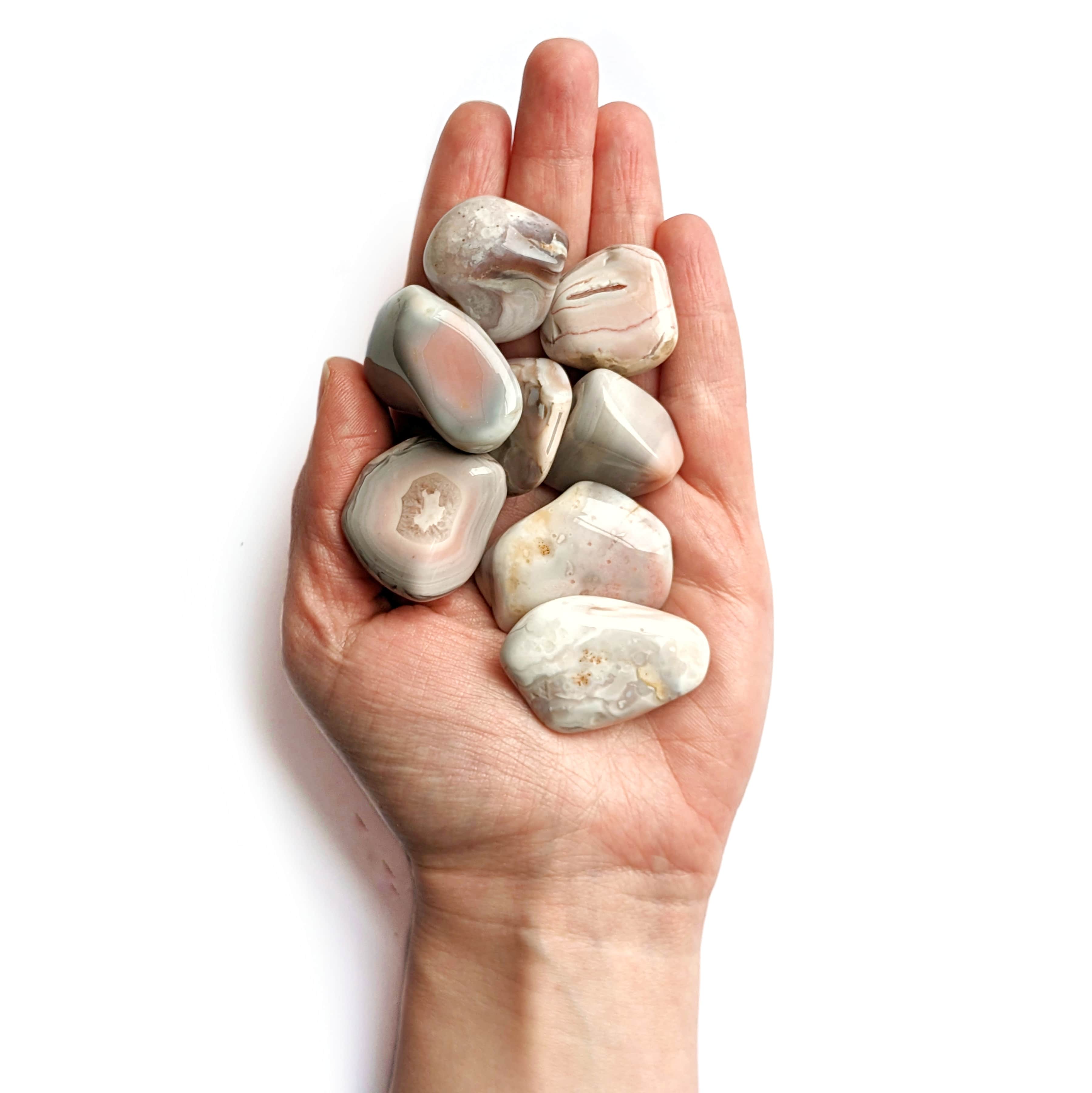 agate du botswana rose