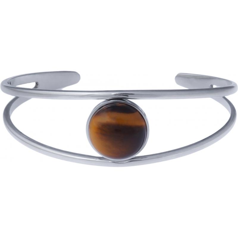 Bracelet jonc pierre naturelle Oeil de tigre