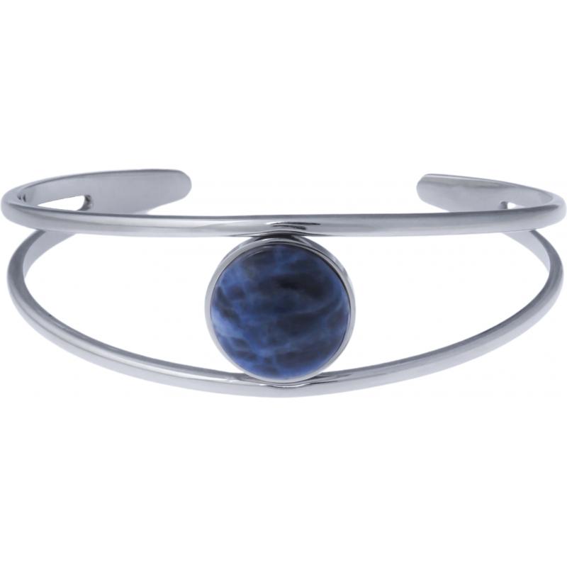 Bracelet jonc pierre naturelle Sodalite