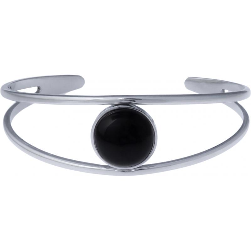Bracelet jonc pierre naturelle Onyx