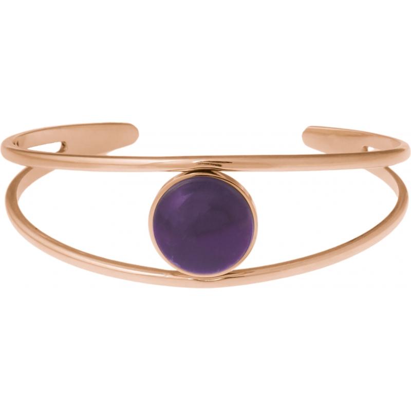 Bracelet jonc pierre naturelle Améthyste