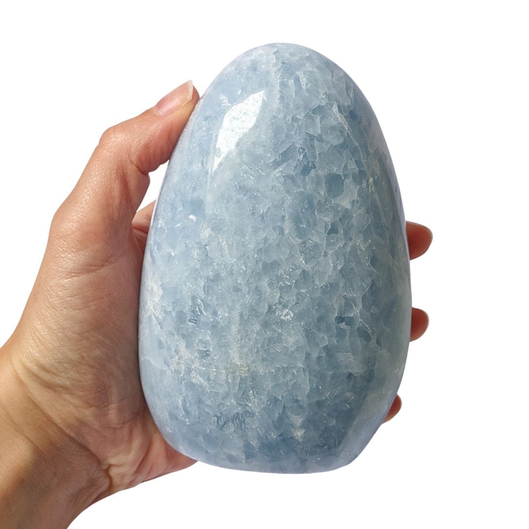 FORME LIBRE CALCITE BLEUE