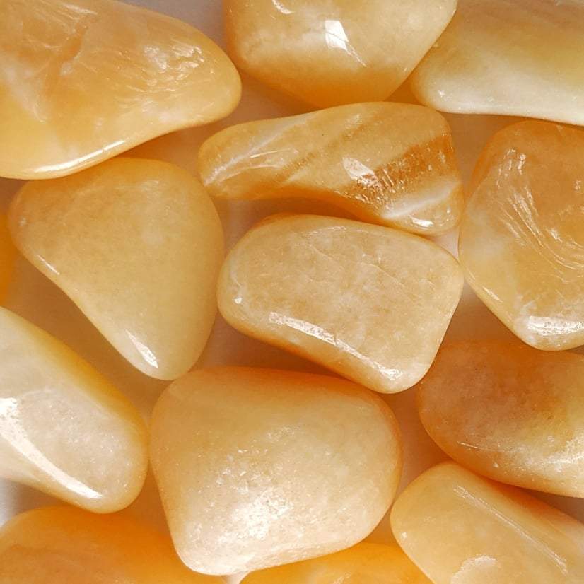 pierre roulée calcite