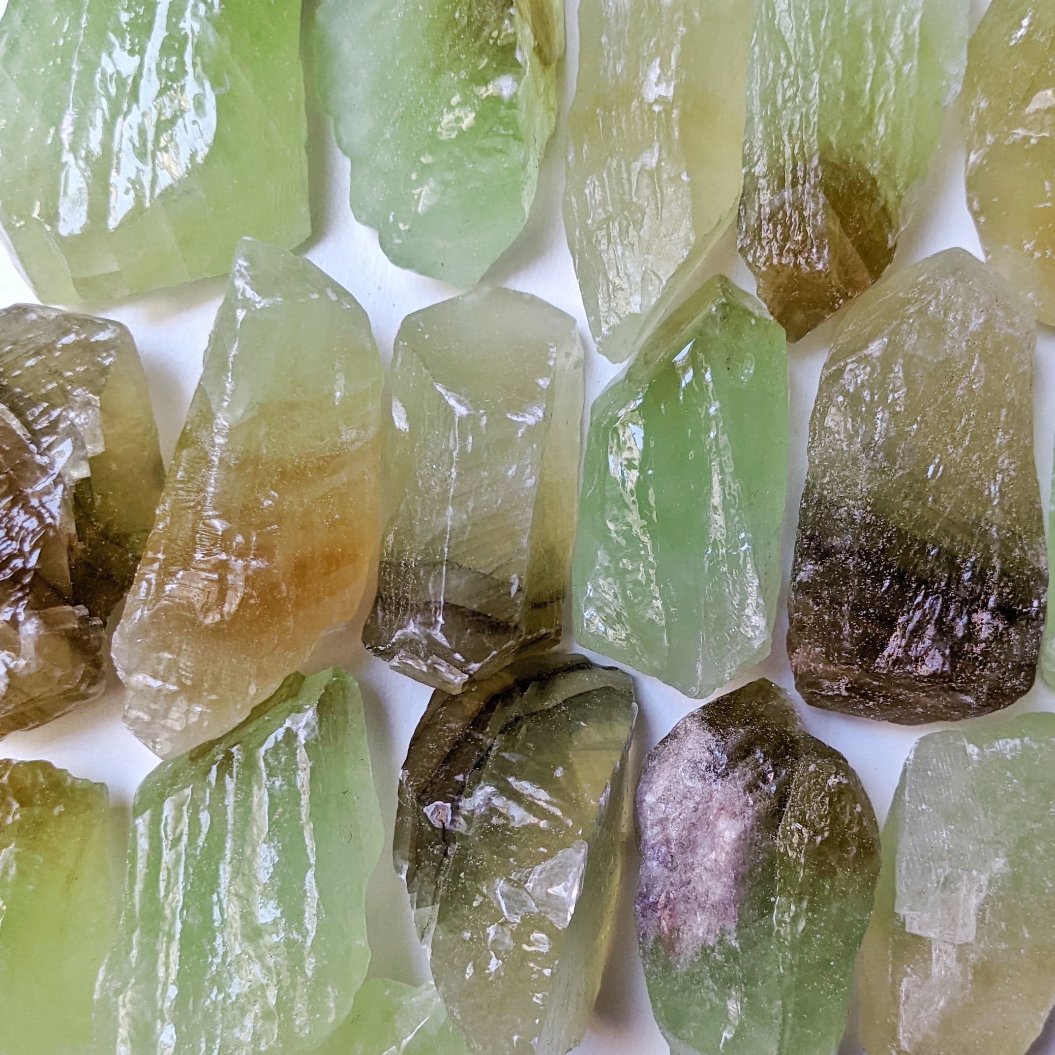 Calcite verte naturelle