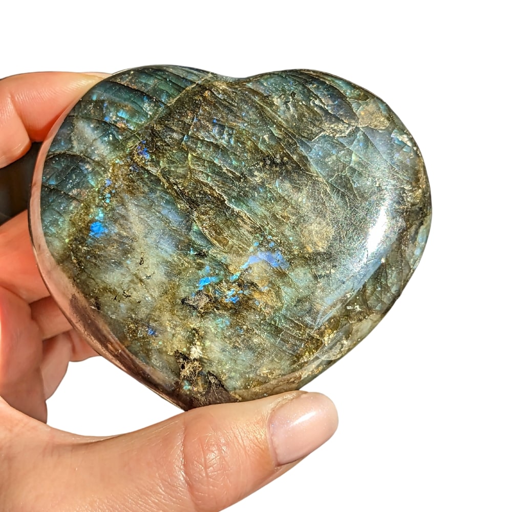 Coeur Labradorite N°65