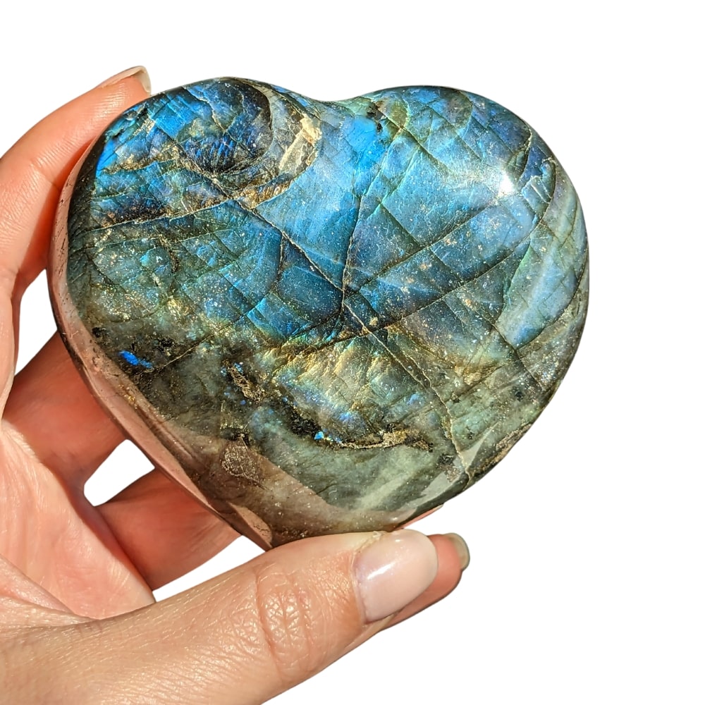 Coeur Labradorite N°65
