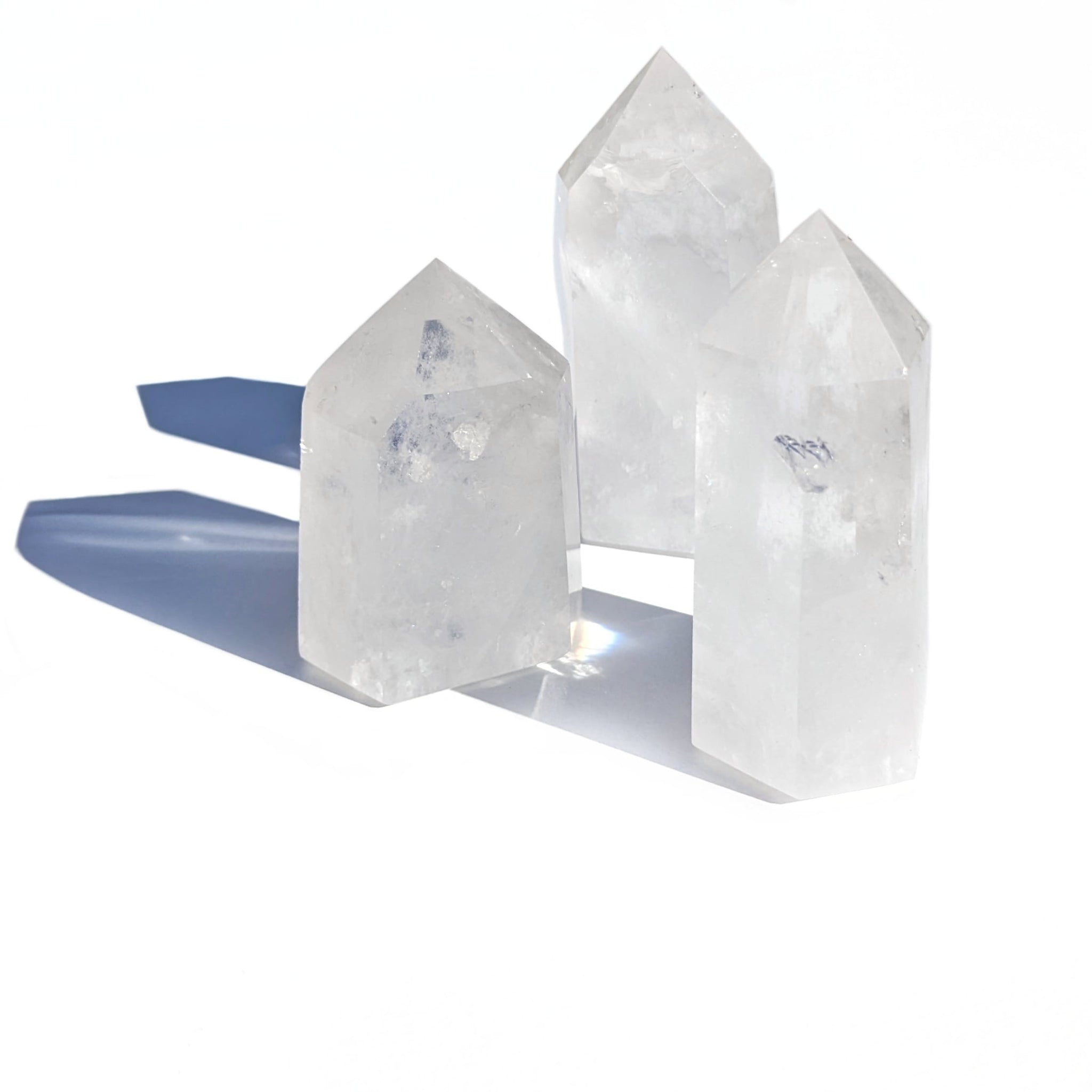 Pointe en Cristal de Roche - 20cm - Pierres en quartz - TERNATUR
