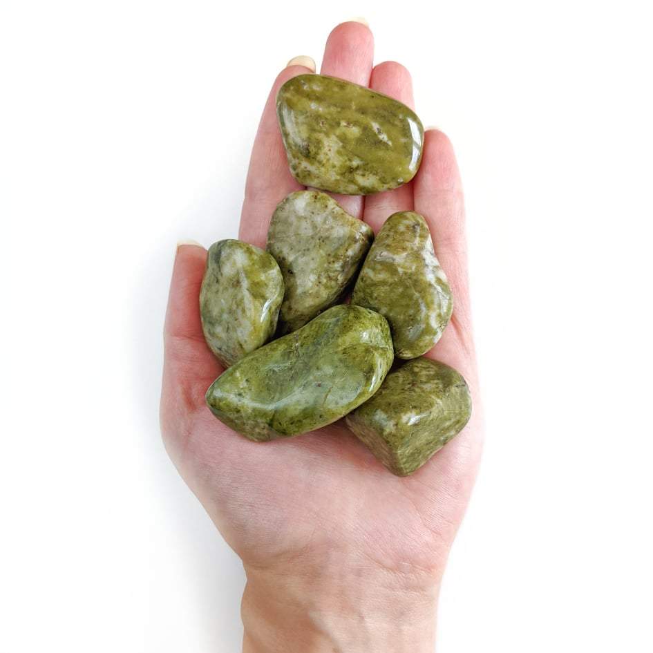 epidot pierre roulée