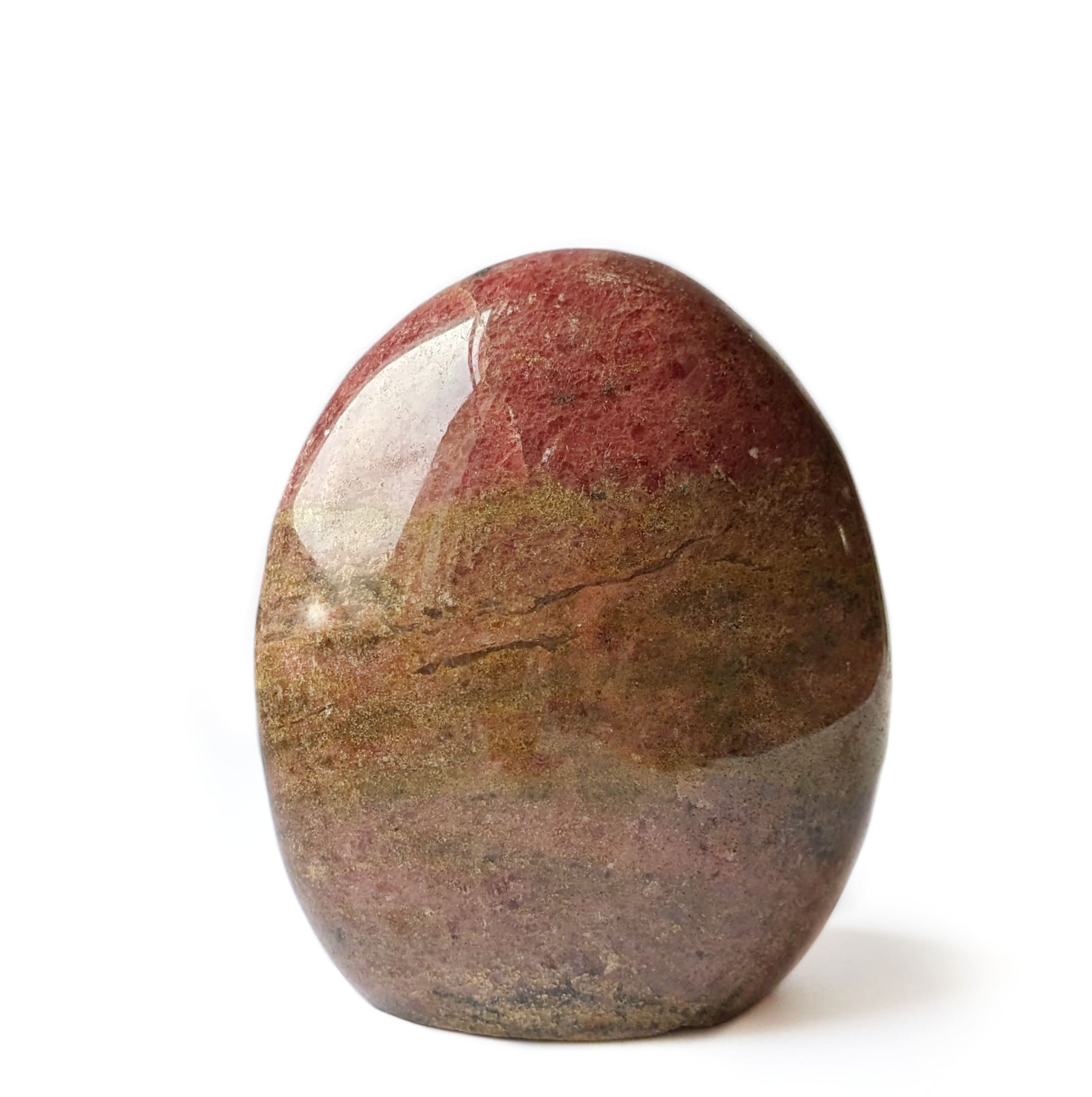 forme libre pierre rhodonite