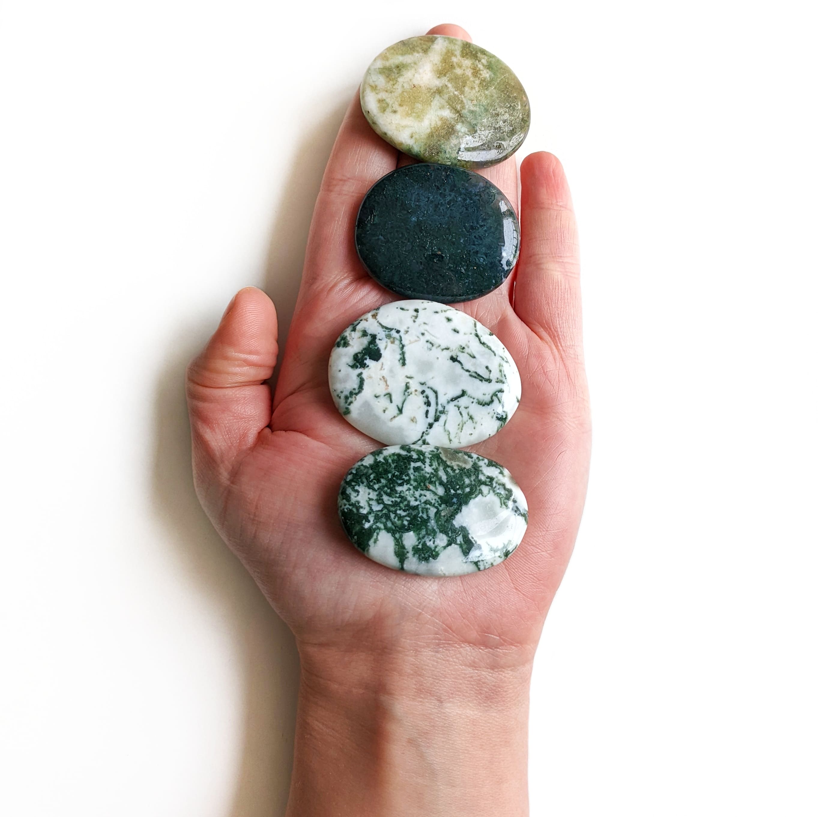 galet agate mousse lithothérapie