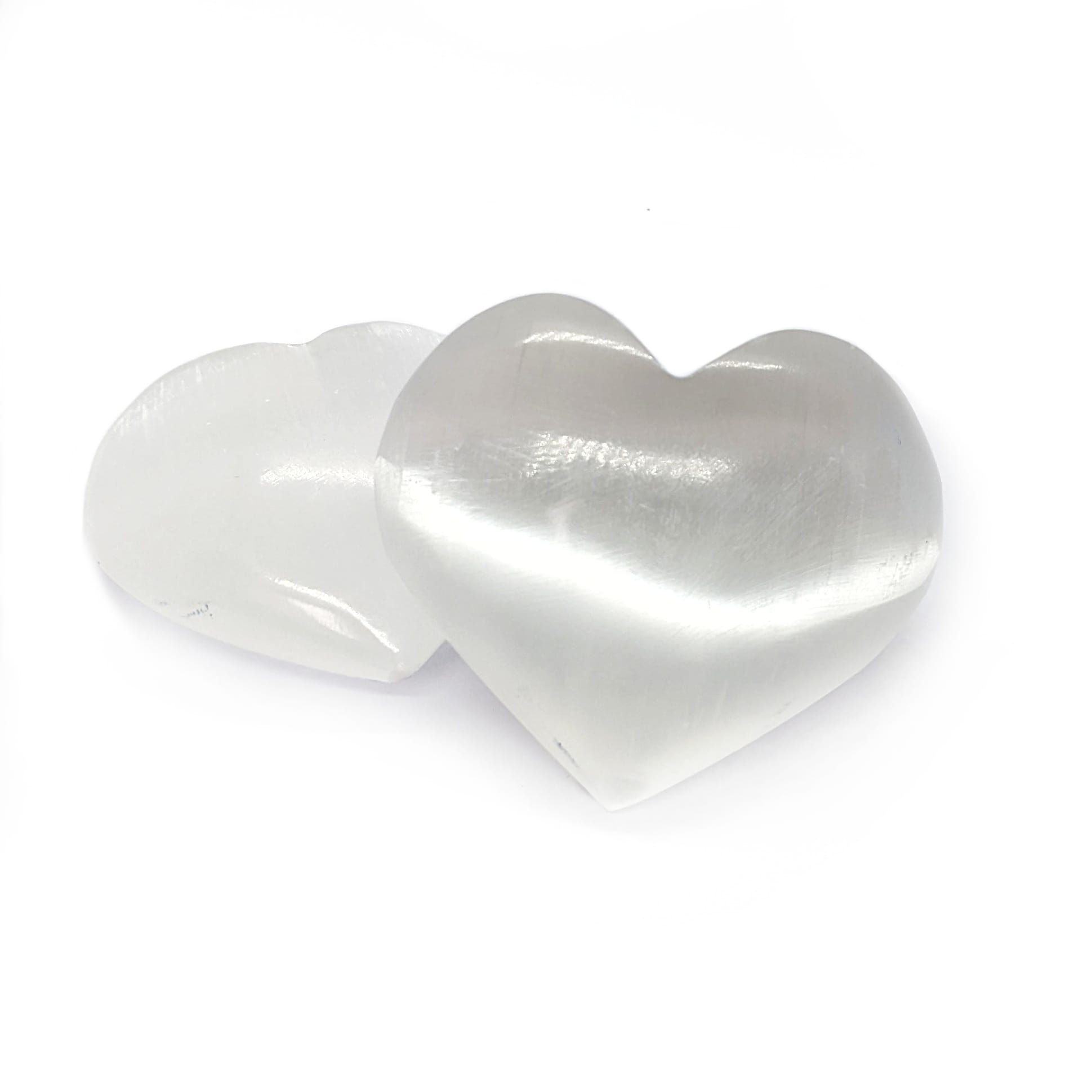 galet coeur sélénite