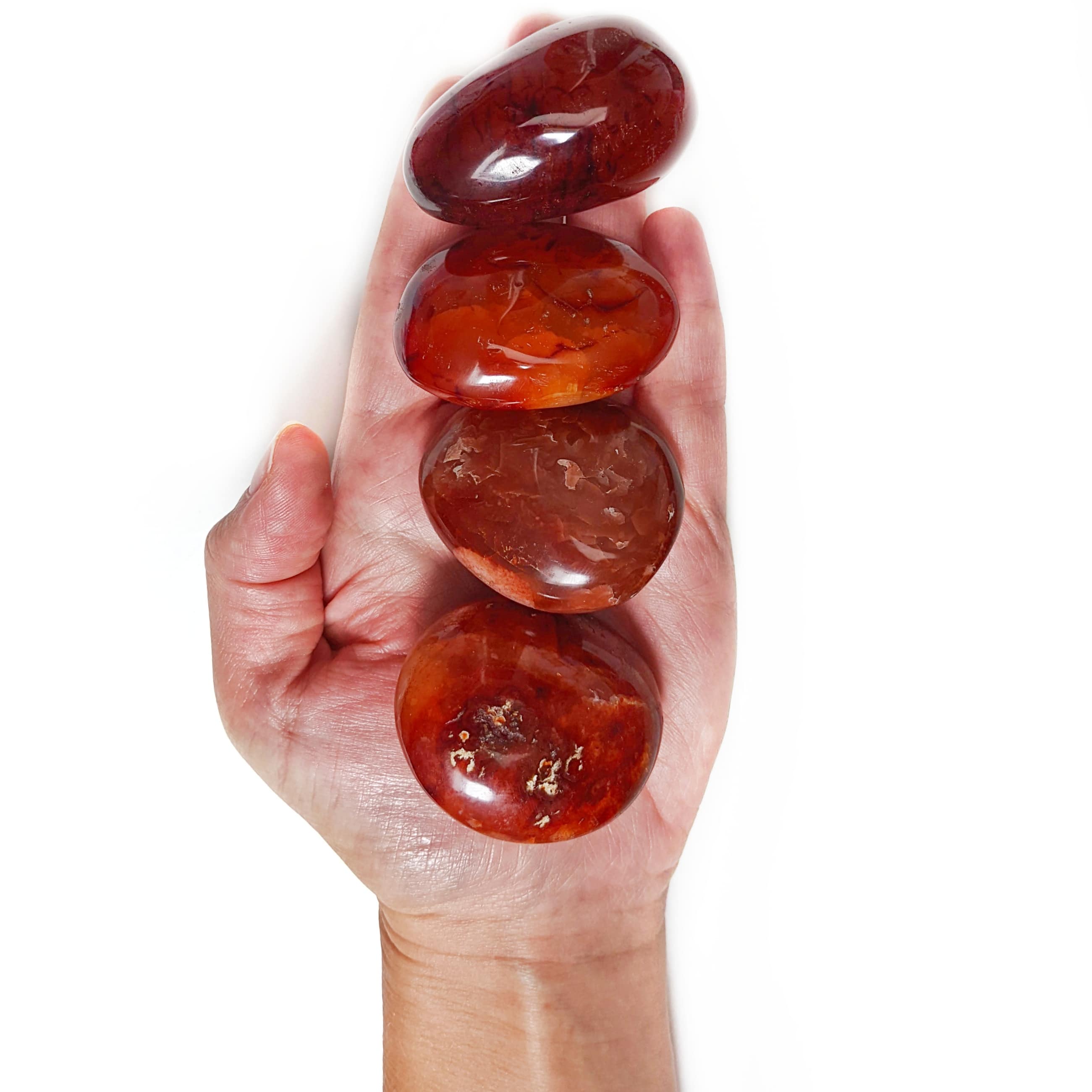 Galet Cornaline – Vitalité et Confiance