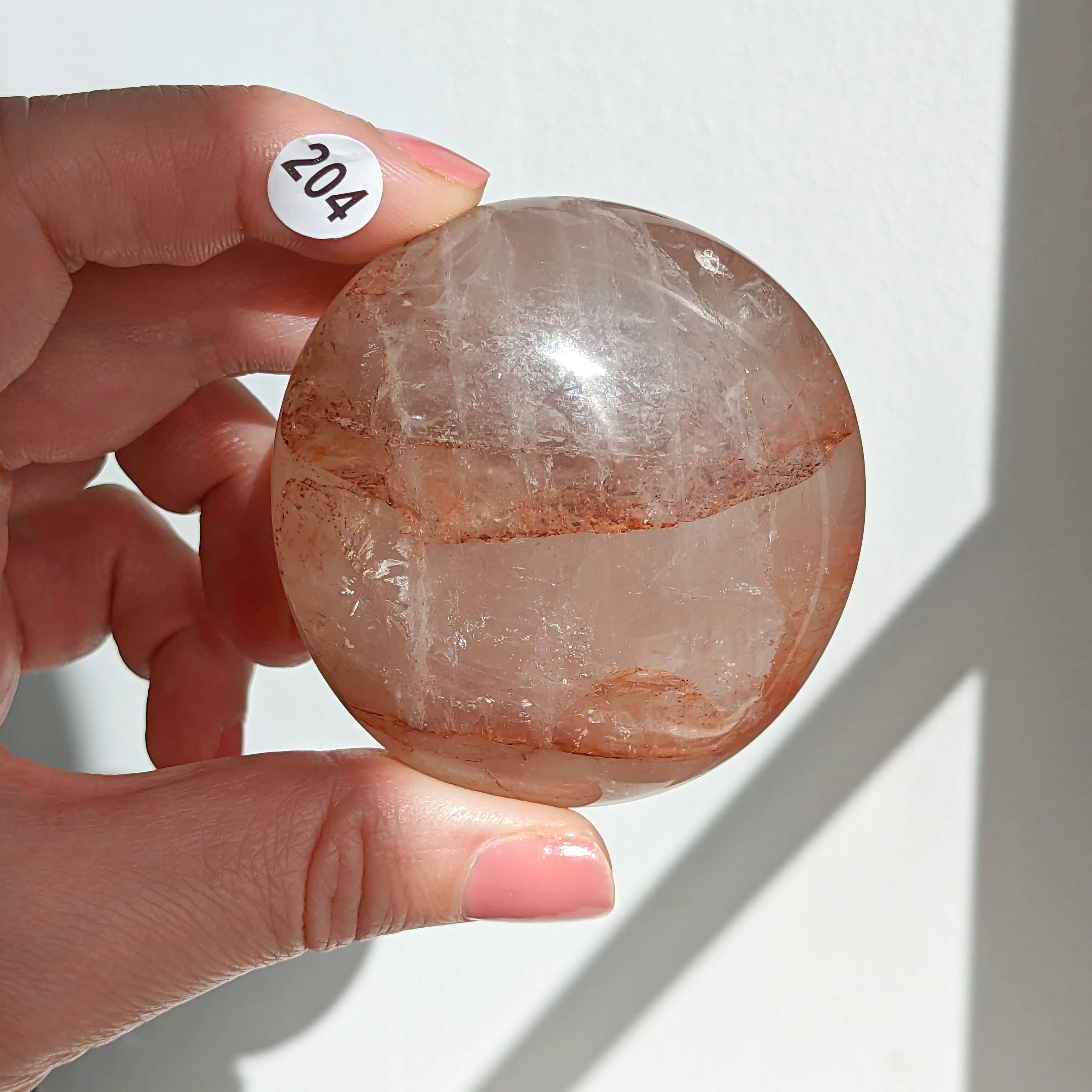 Cœur Quartz Hématoïde – Énergie et Stabilité