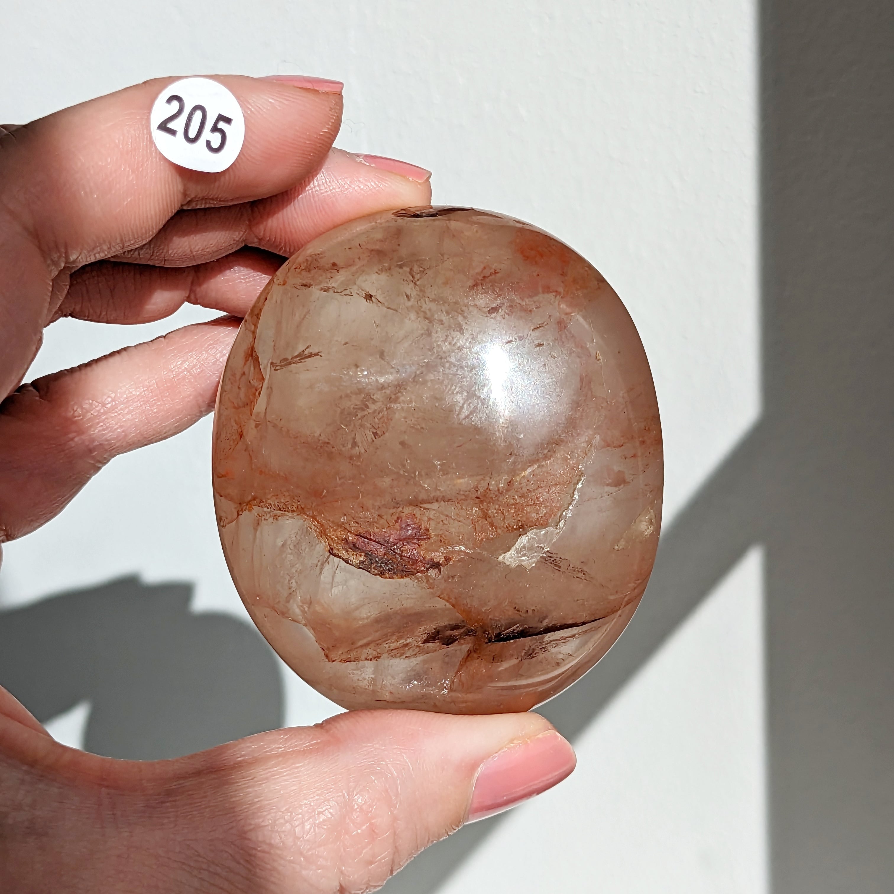 Cœur Quartz Hématoïde – Énergie et Stabilité