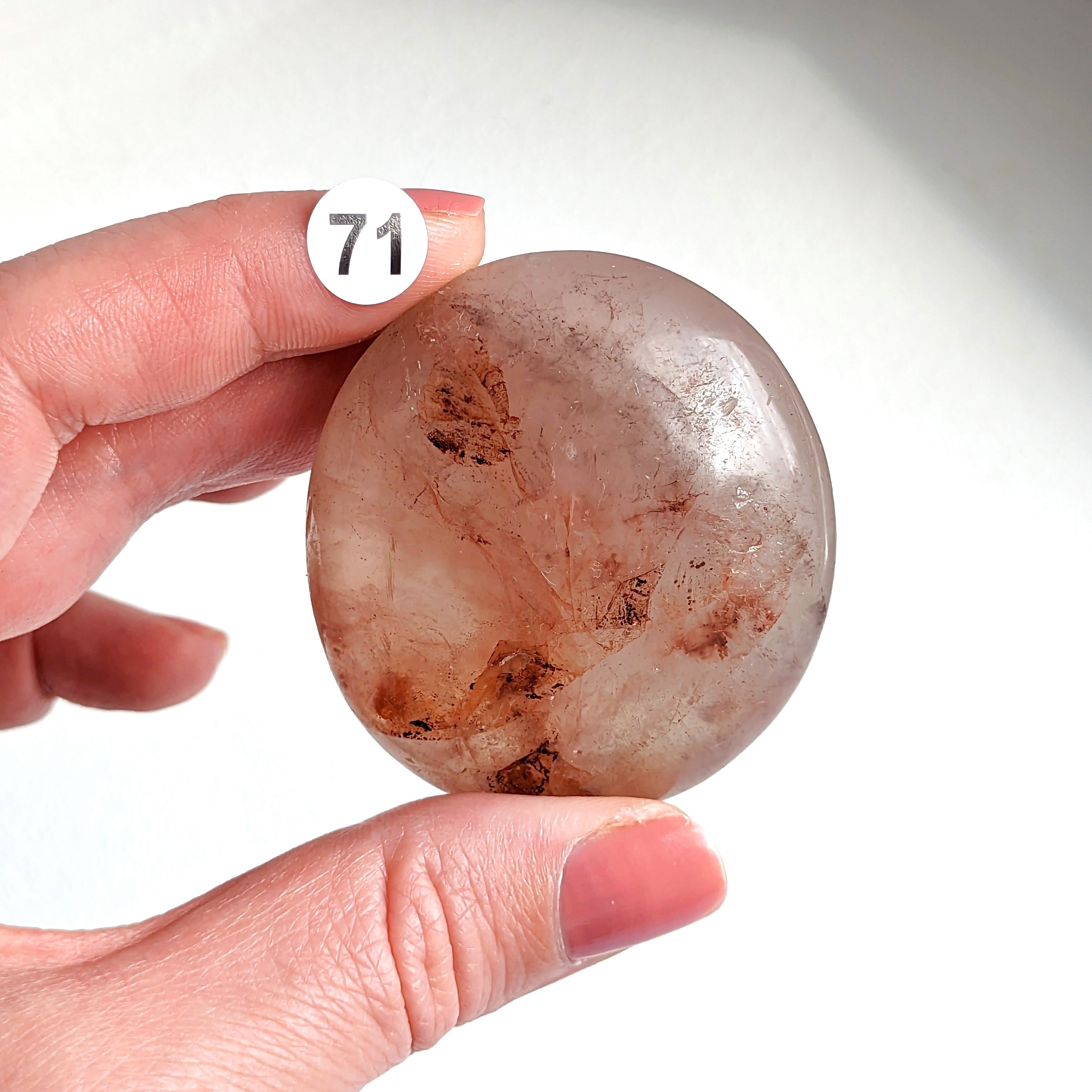 Cœur Quartz Hématoïde – Énergie et Stabilité