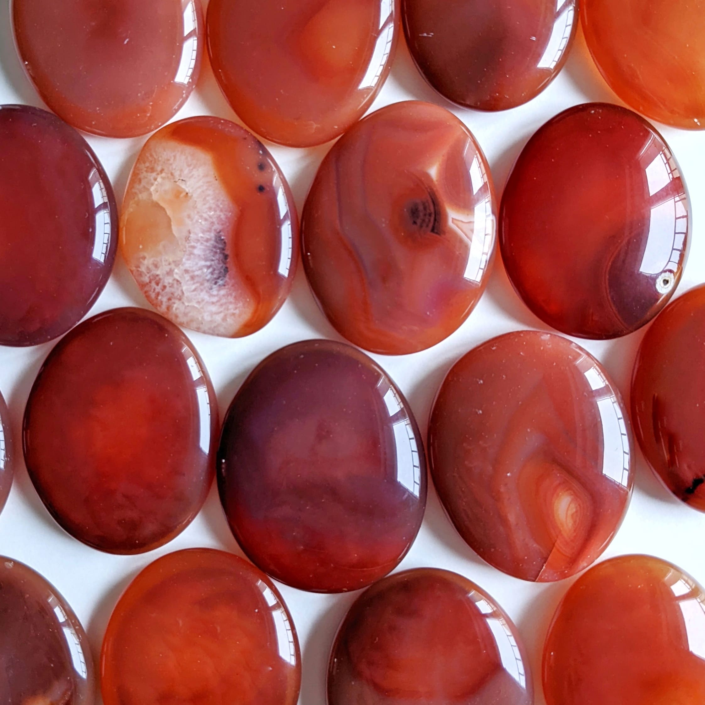 galets cornaline naturelle