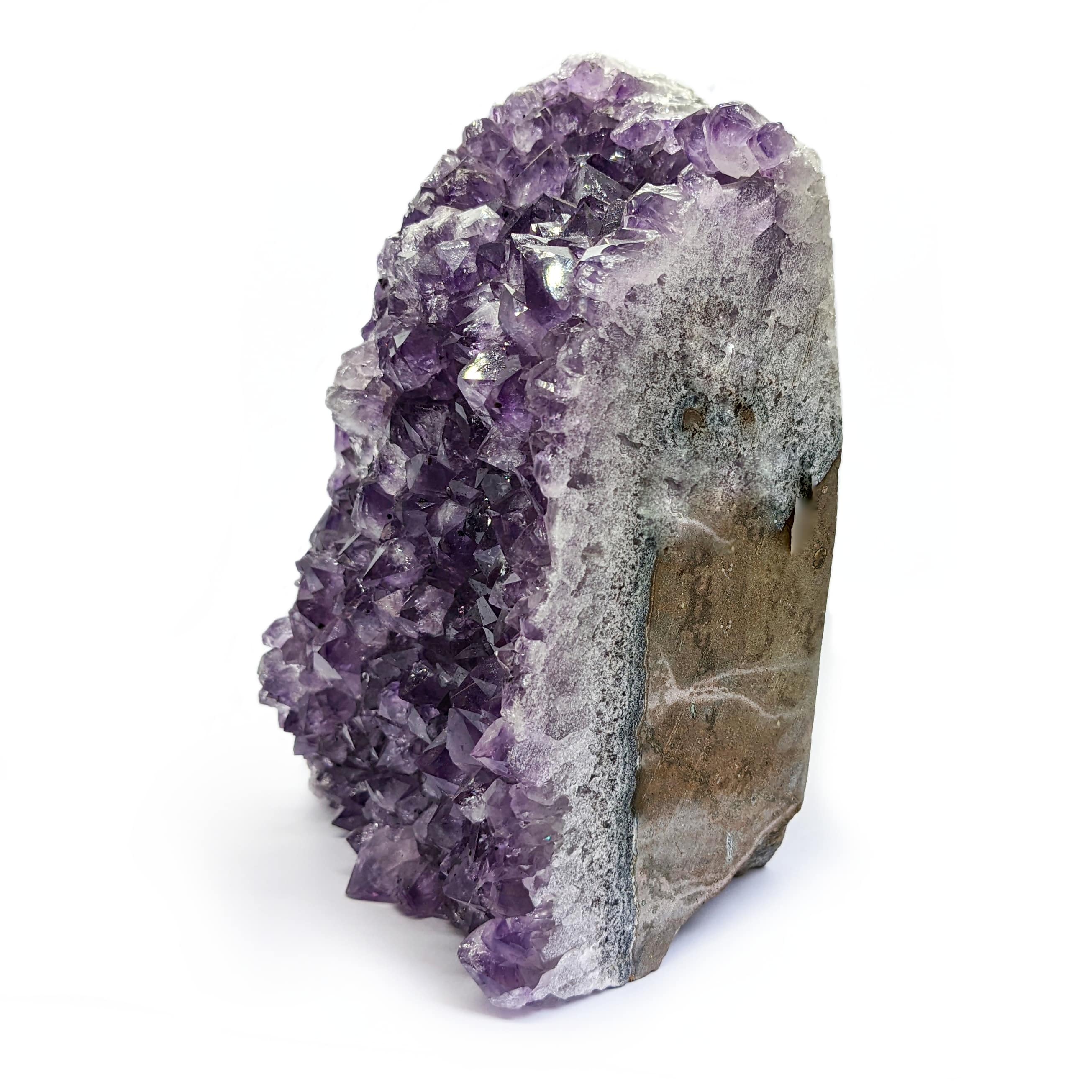 pierre naturelle améthyste géode