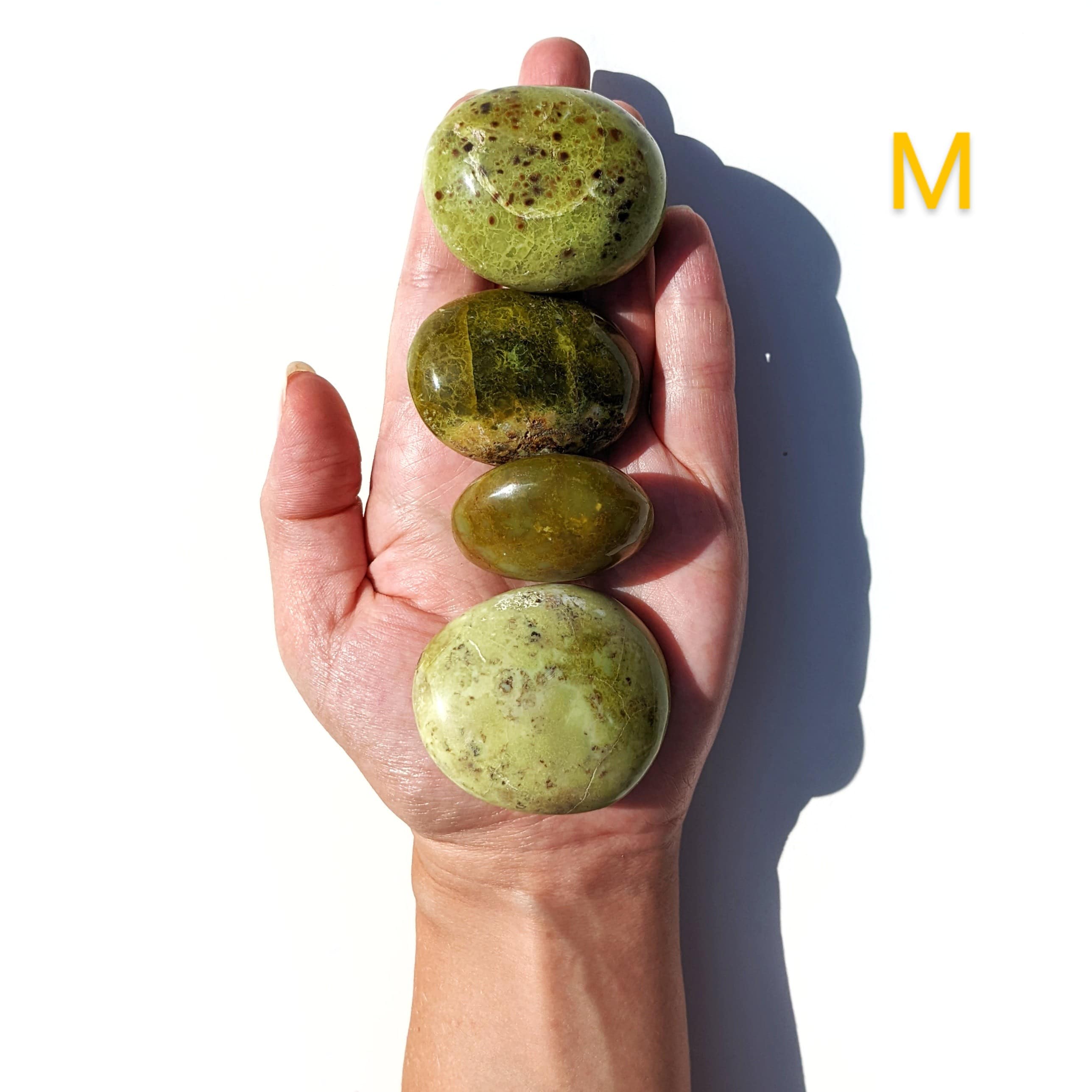 pierre opale verte galet