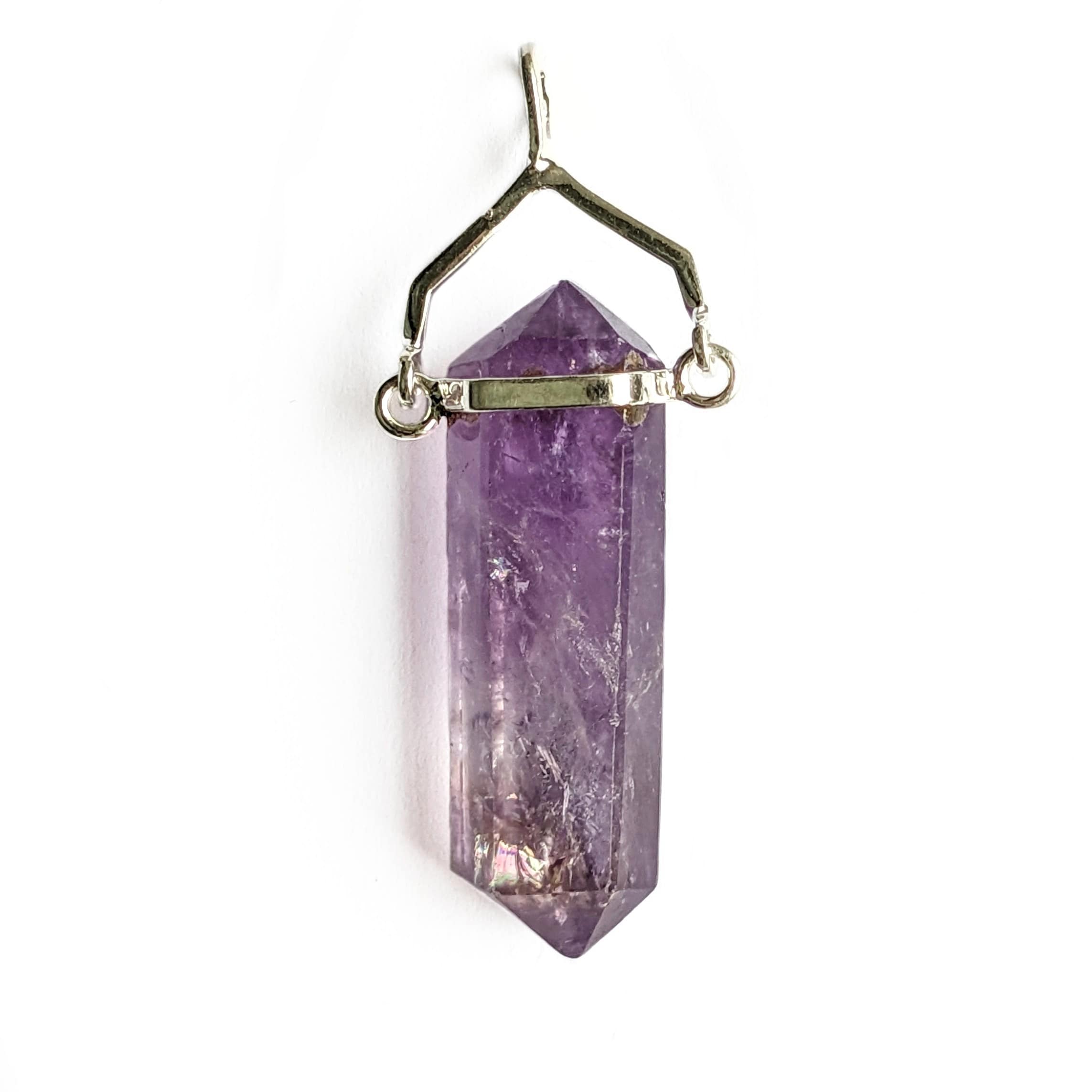 Pendentif en Améthyste Biterminée – Sérénité et Élévation Spirituelle