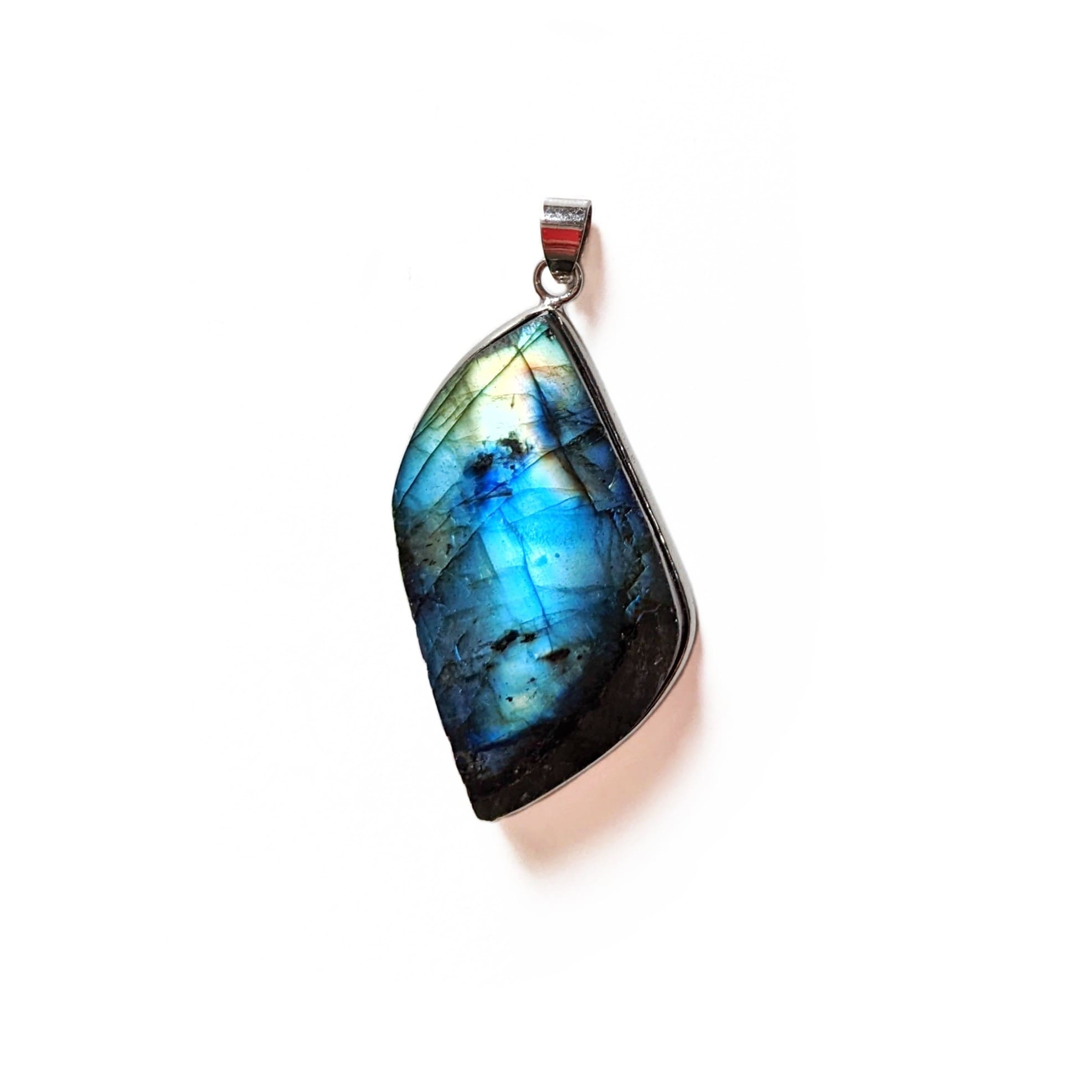 pendentif labradorite en argent