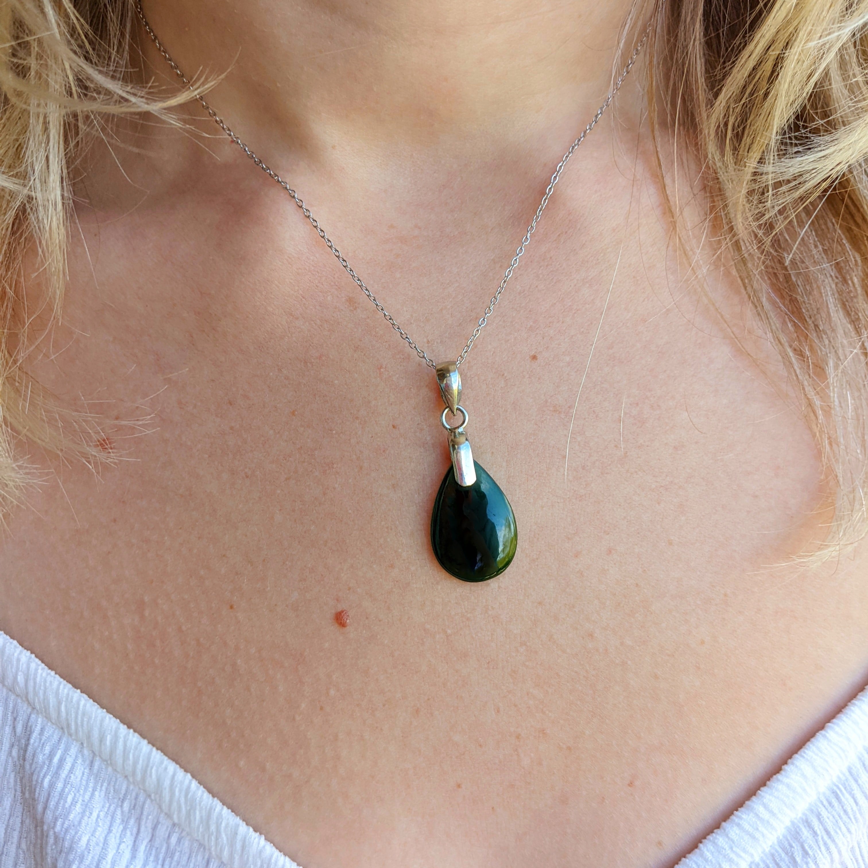 pendentif pierre jade