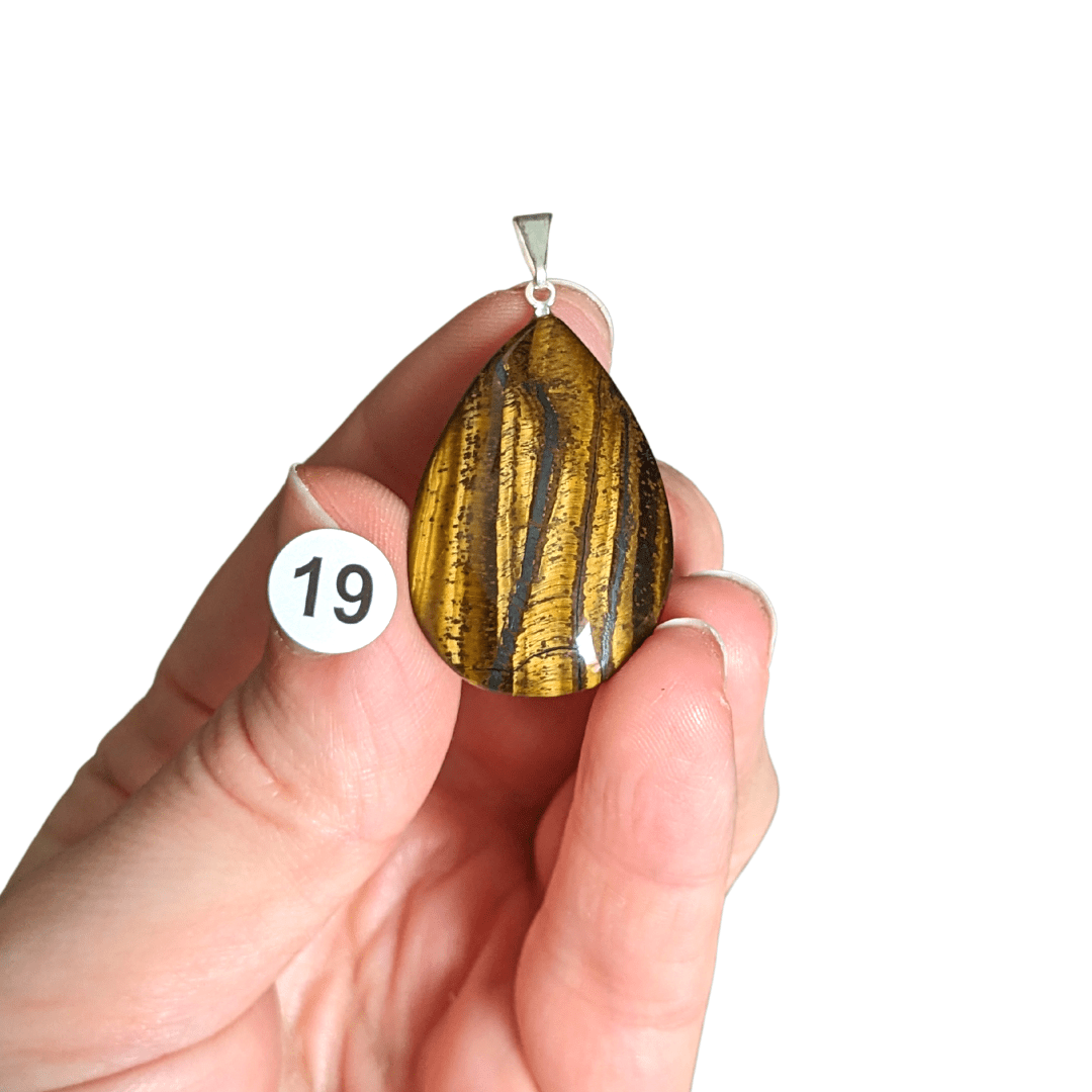 Pendentif Oeil de Tigre