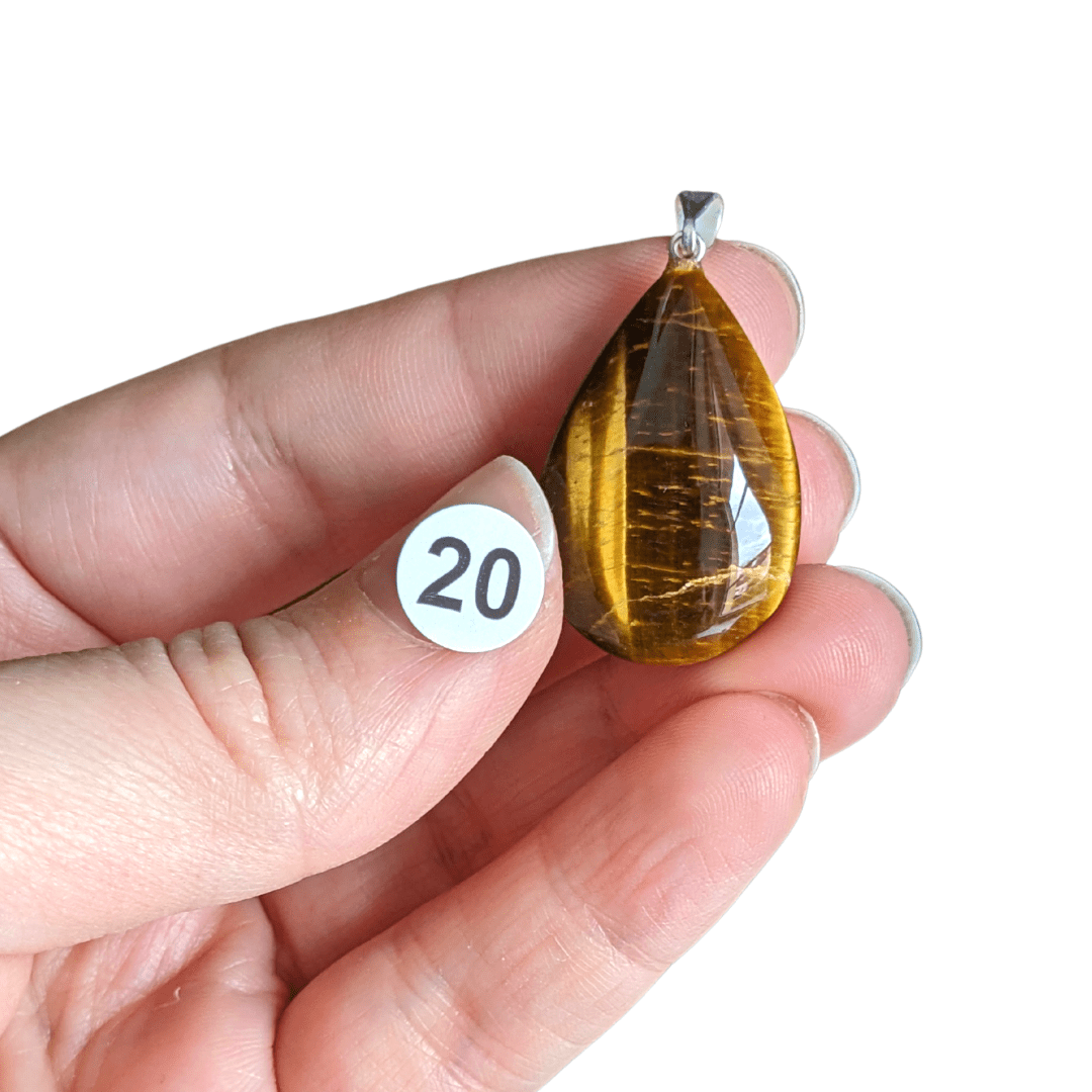 Pendentif Oeil de Tigre