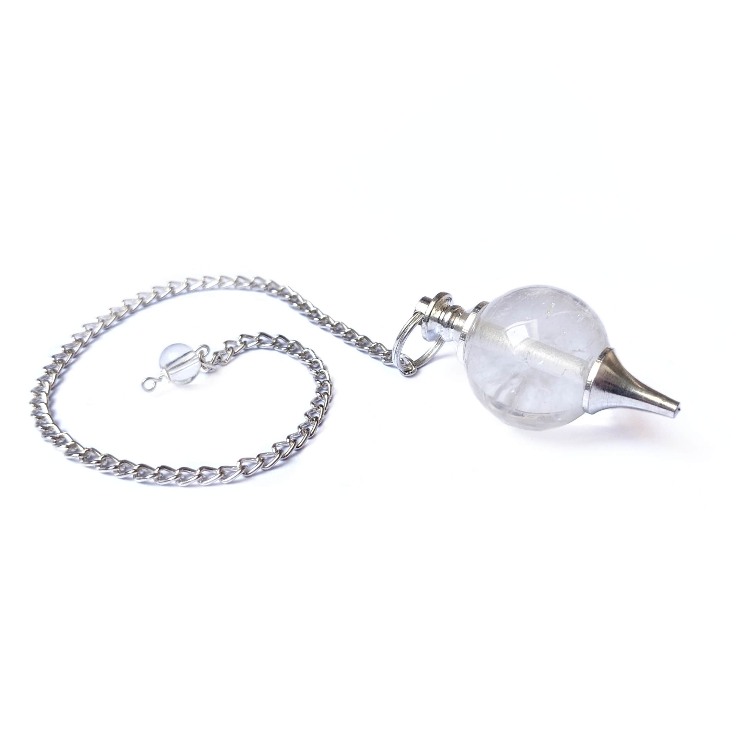 Pendule séphoroton cristal de roche