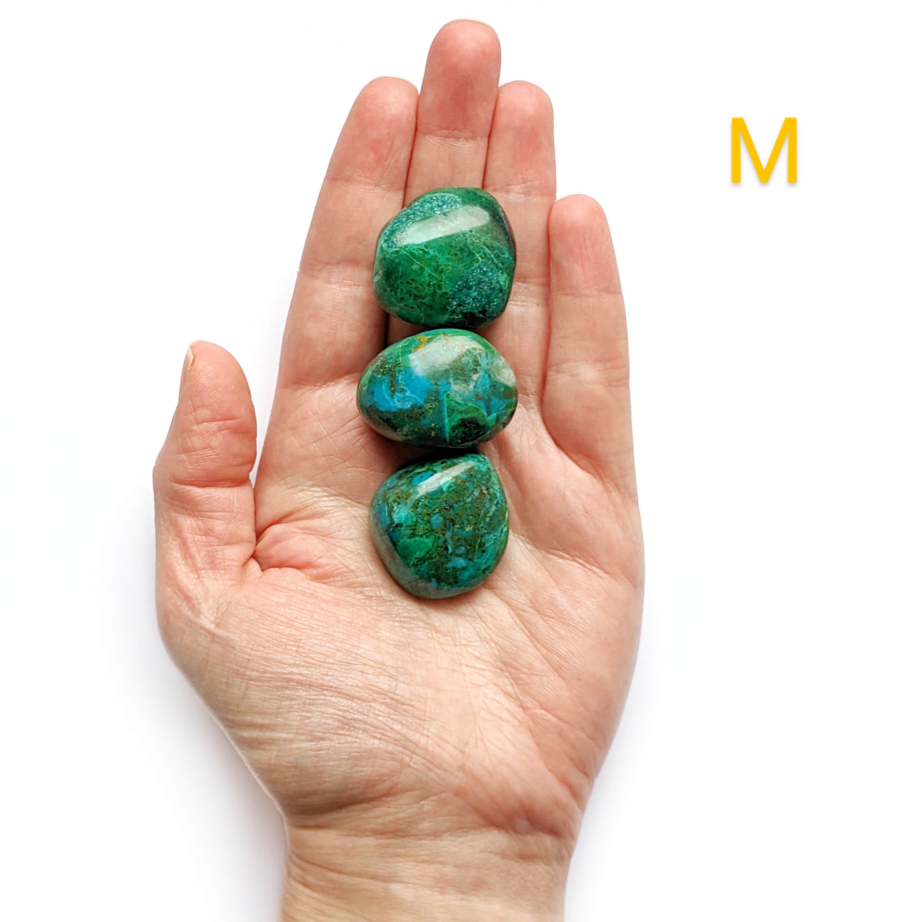pierre chrysocolle verte et bleue
