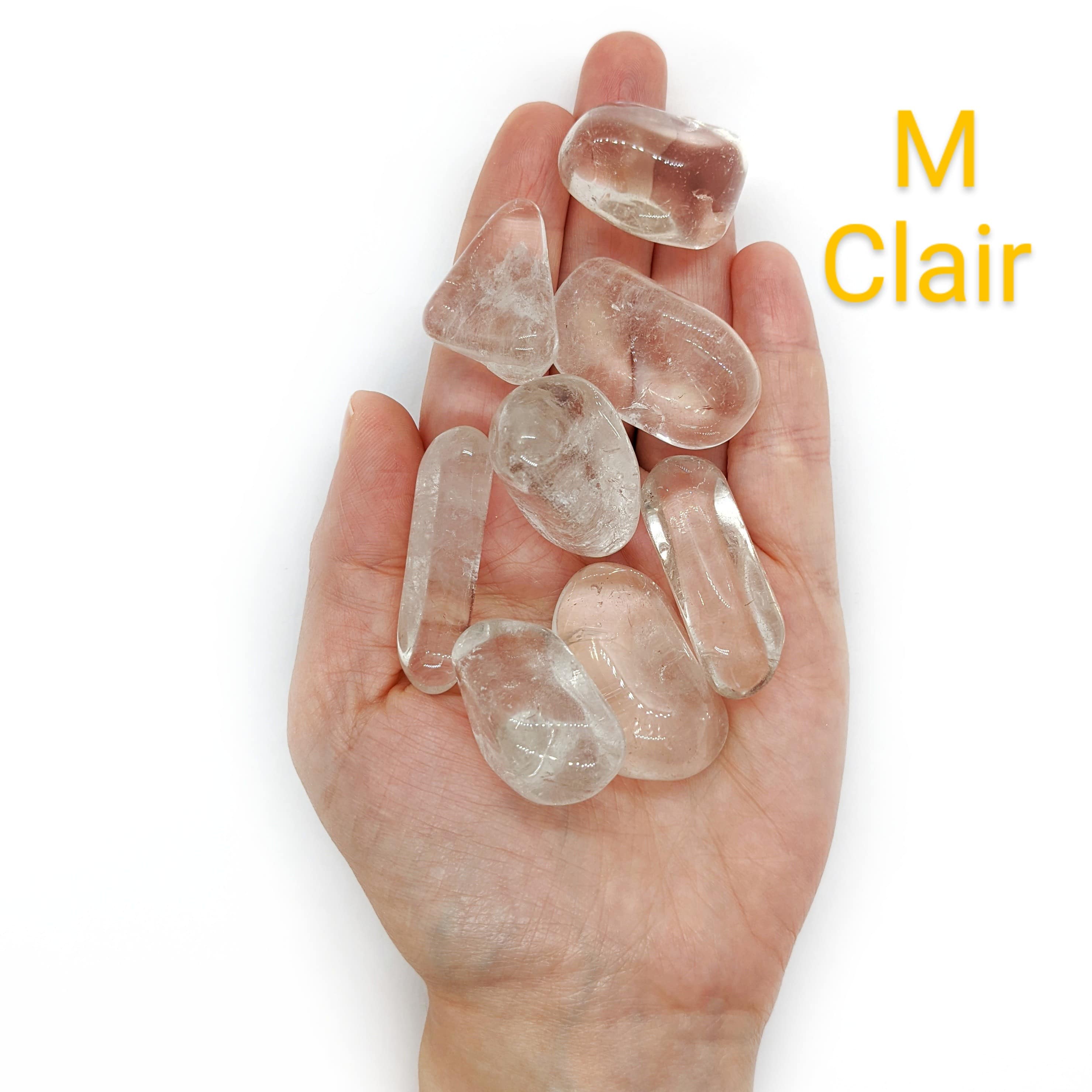 quartz fumé en pierre roulée