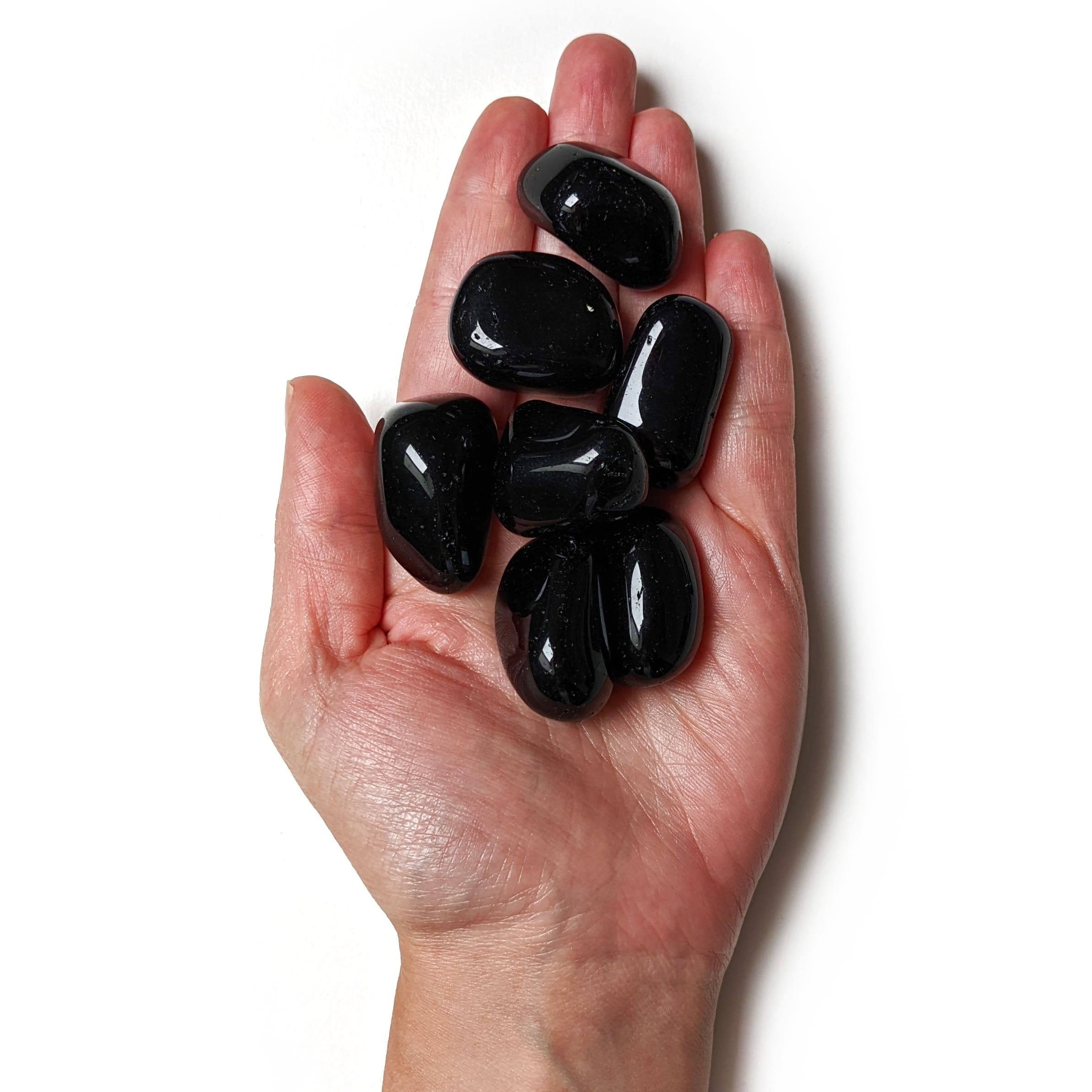 pierre roulée tourmaline noire