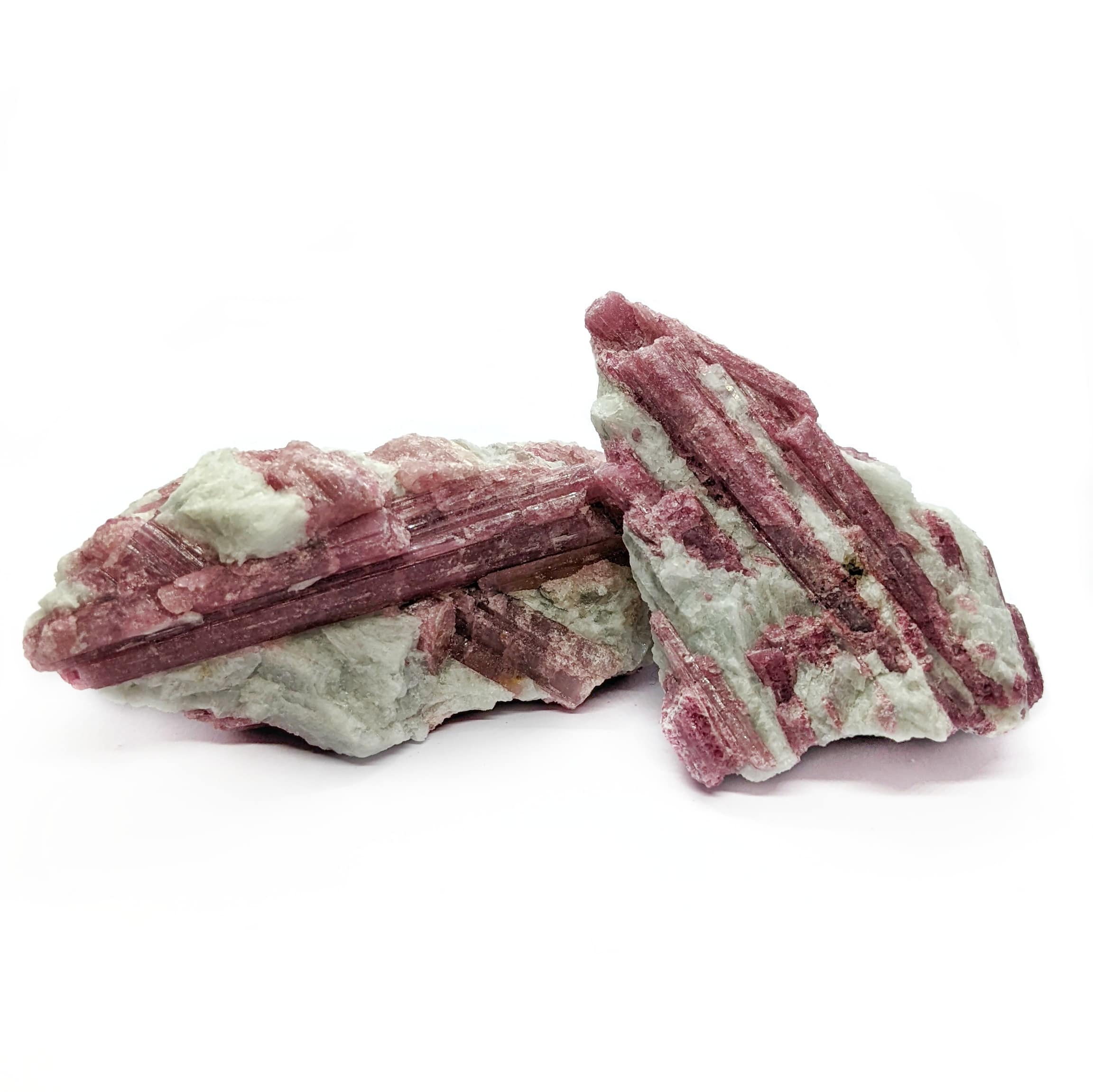 Tourmalines roses brutes