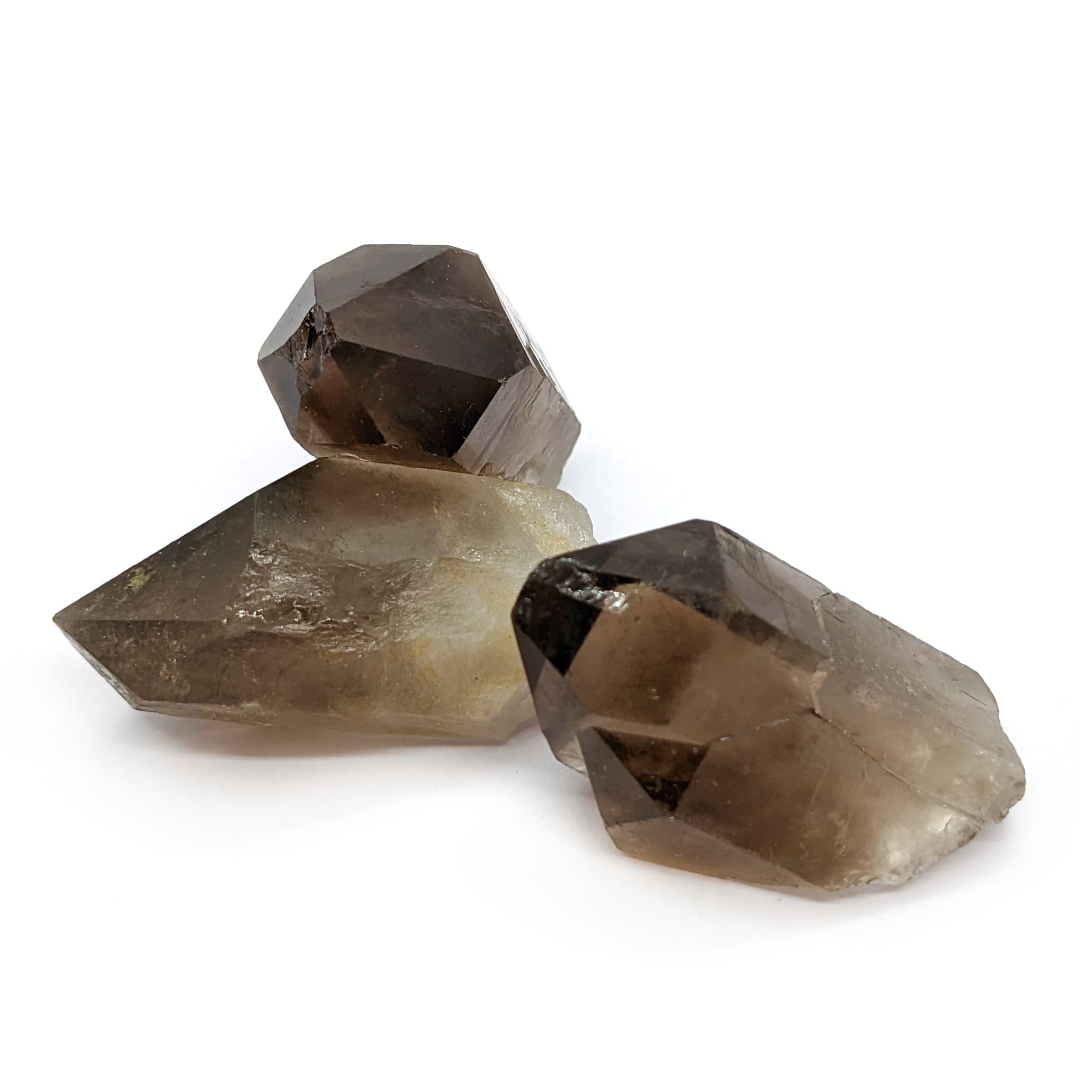 quartz fumé en pointe