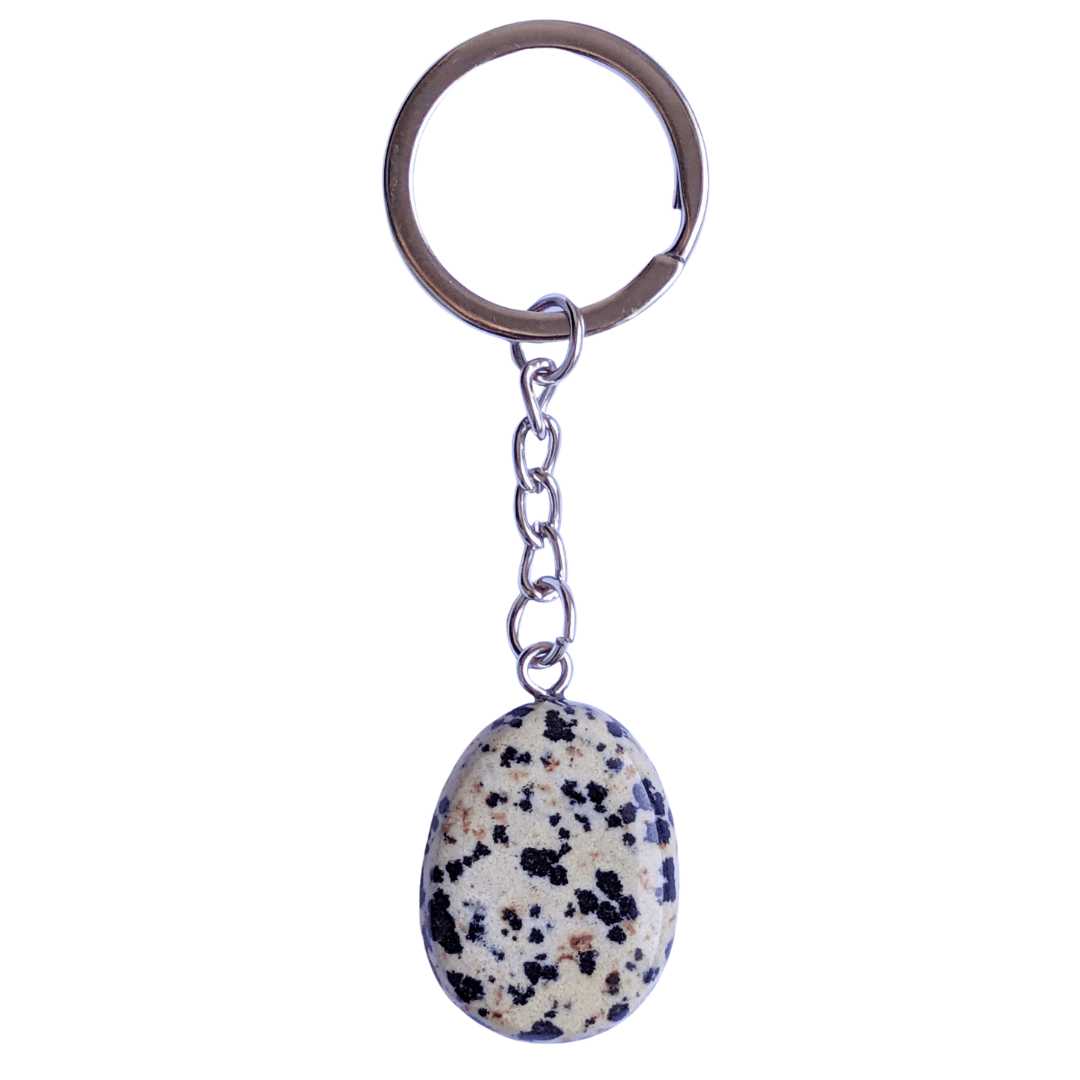 porte clé jaspe dalmatien