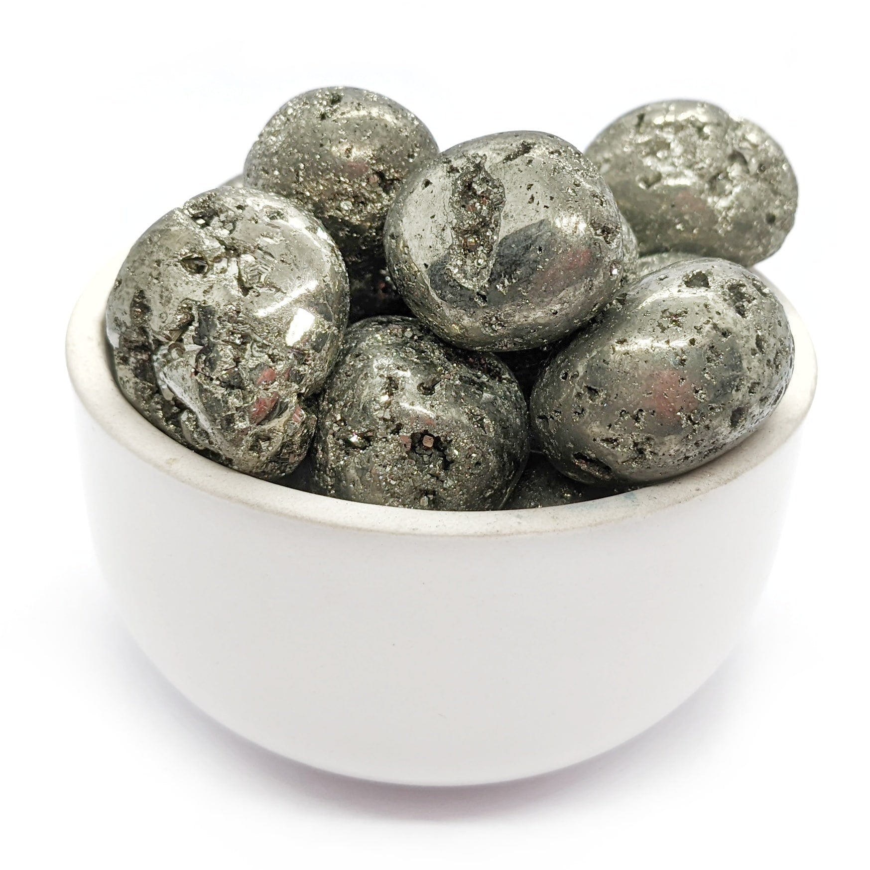 pyrite pierre roulée