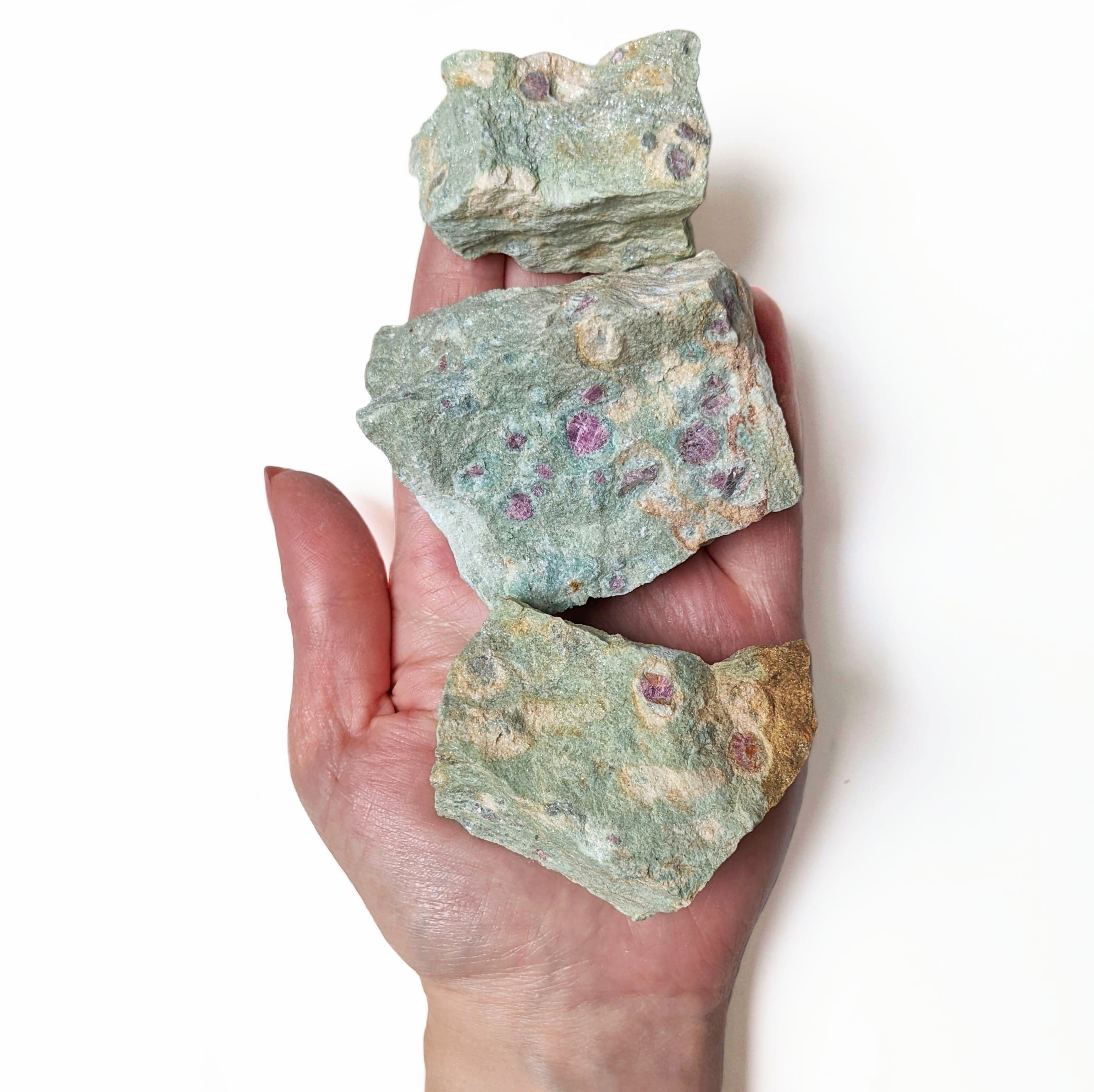 pierre rubis sur fuschite